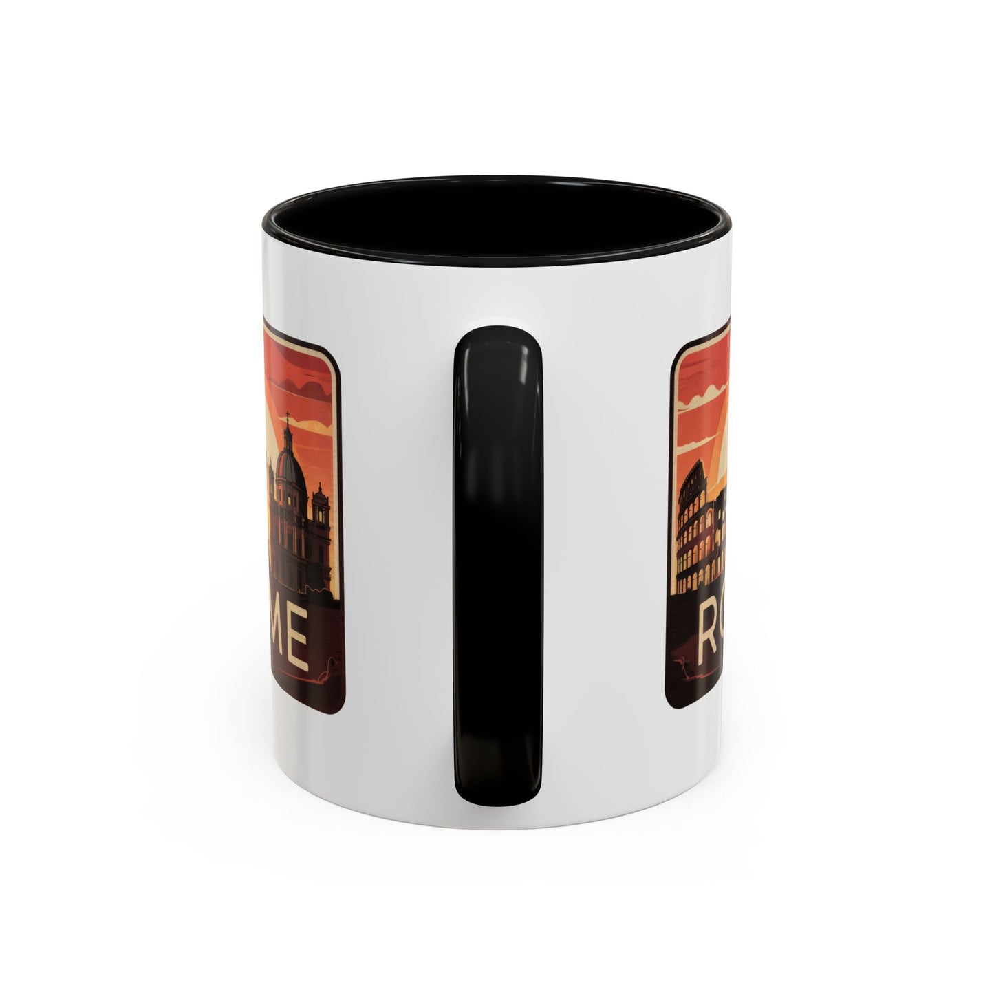 Rome Skyline Accent Coffee Mug, Travel Gift, Coffee Lovers, Home Decor, Unique Souvenir