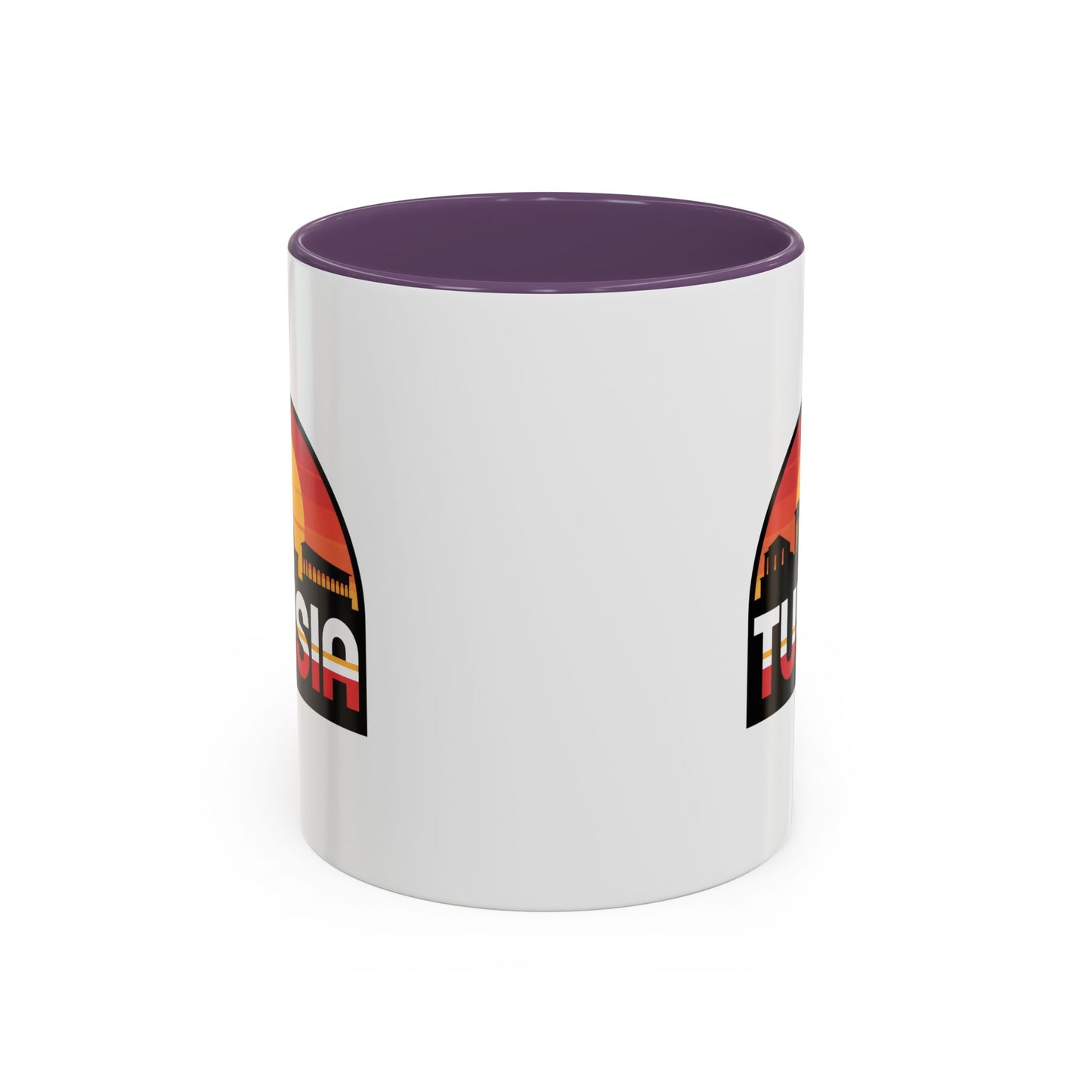 Tunisian Sunset Accent Mug, Coffee Lover Gift, Travel Souvenir, Unique Home Decor, Tea Mug, Vacation Memory