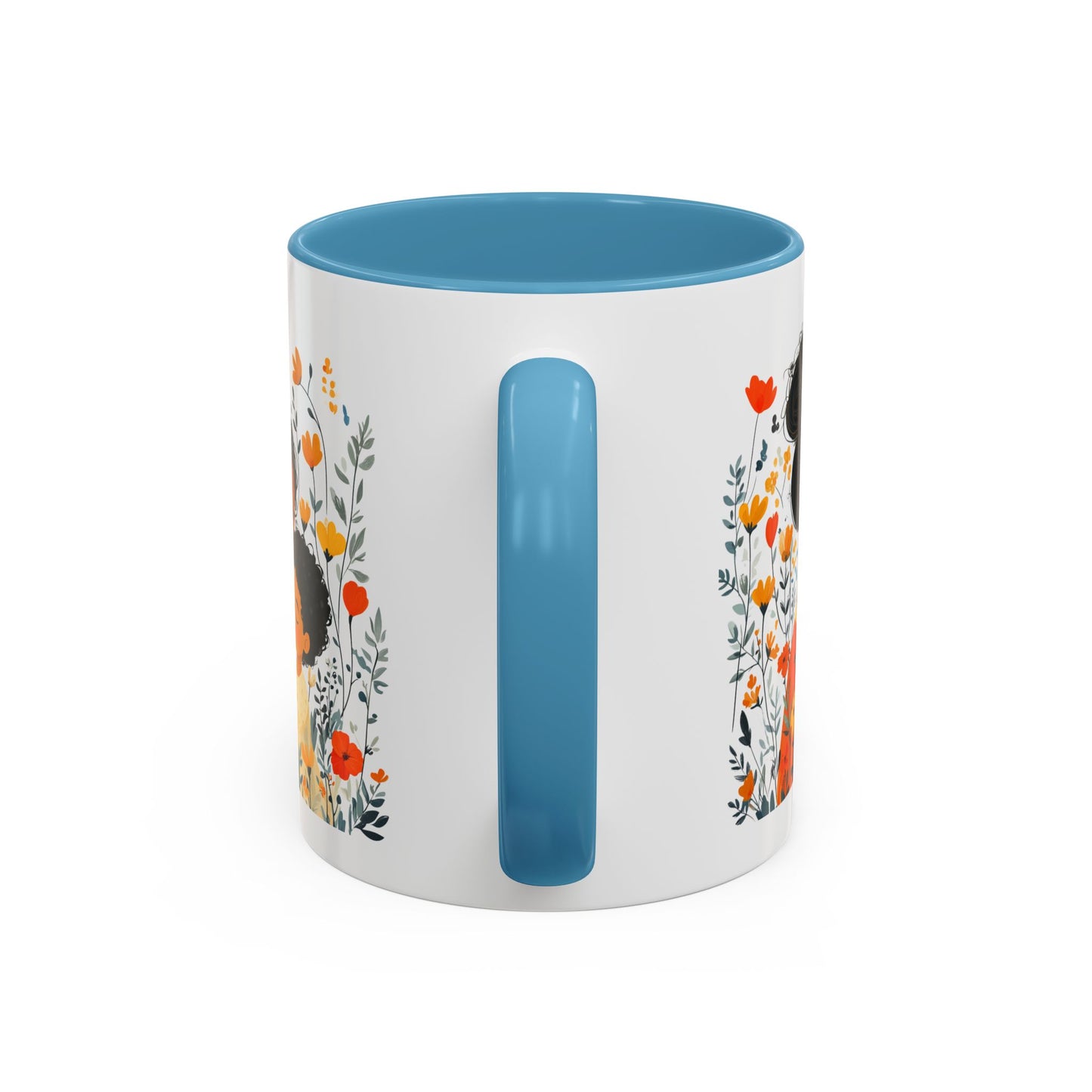 Floral Mama & Child Coffee Mug - Perfect for Mother's Day, Gift for Mom, Family Time, Cute Drinkware, Wellness, Friendship