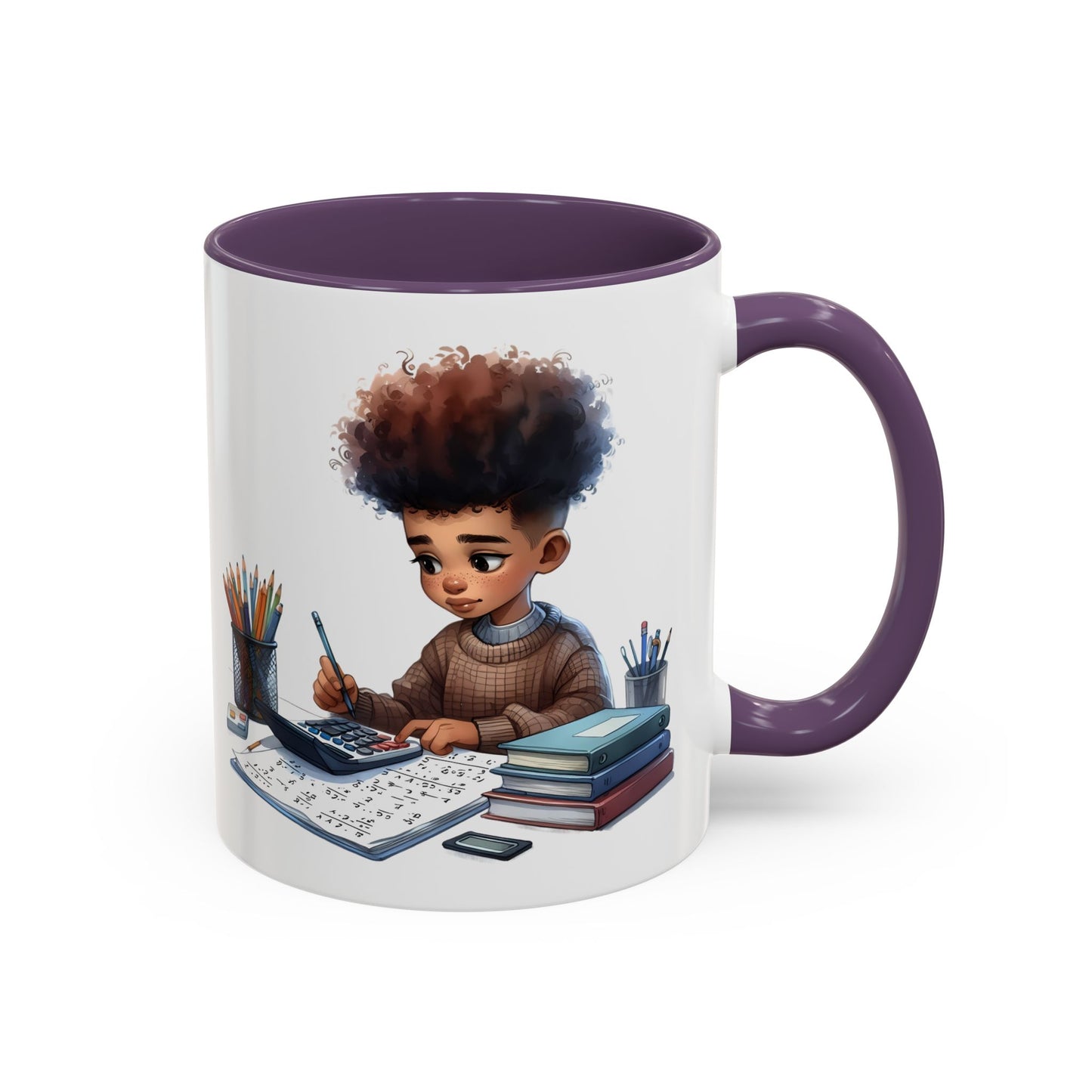 Charming Study Buddy Coffee Mug, Cute Gift for Students, Writers, Back to School, Personalized Teacher Gift, Unique Desk Decor