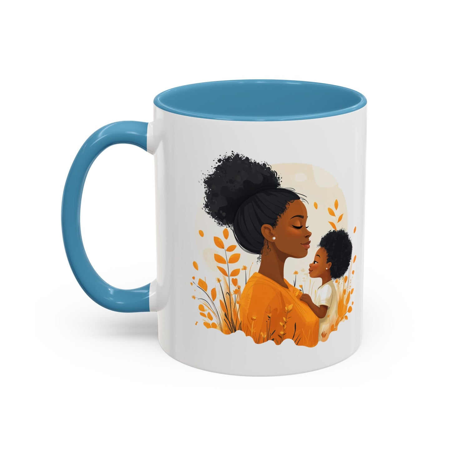 Warm Embrace Accent Coffee Mug | Perfect Gift for Mother's Day, Cozy Drinkware for Moms, Tea Lovers, Family Moments