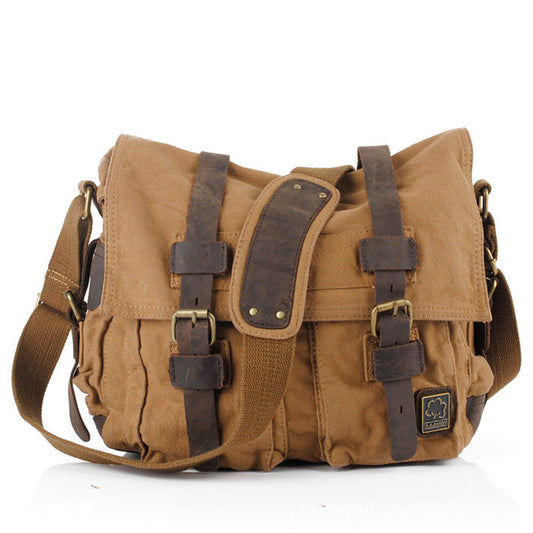 Canvas messenger bag