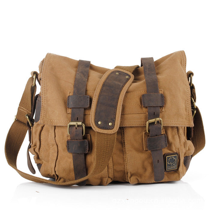Canvas messenger bag