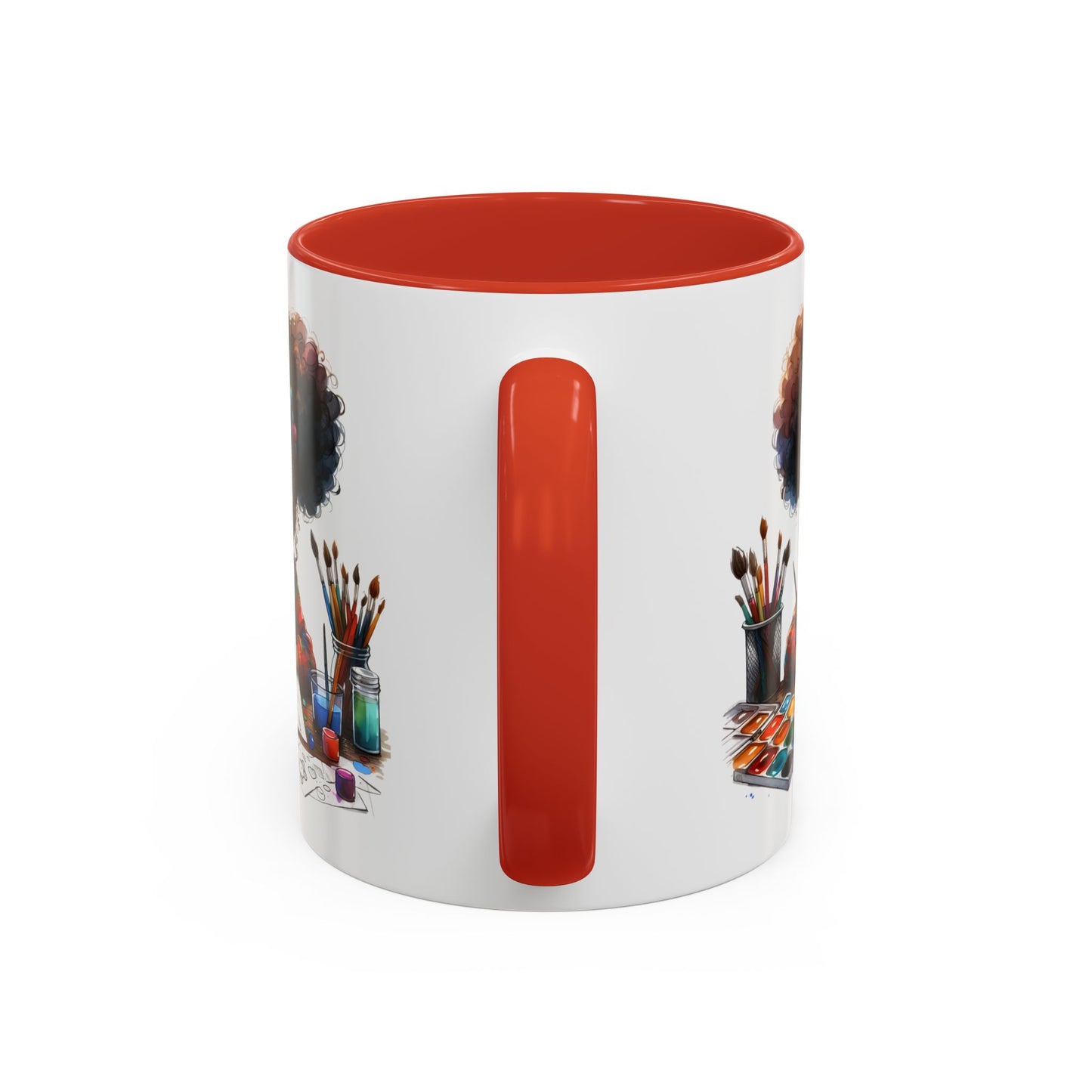 Creative Artist Coffee Mug, Colorful Art Mug, Gift for Artists, Studio Mug, Hot Beverage Cup, Unique Drinkware