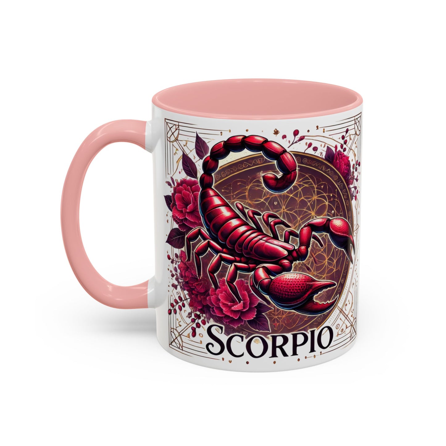 Scorpio Zodiac Accent Coffee Mug - Astrology Gift for Scorpios