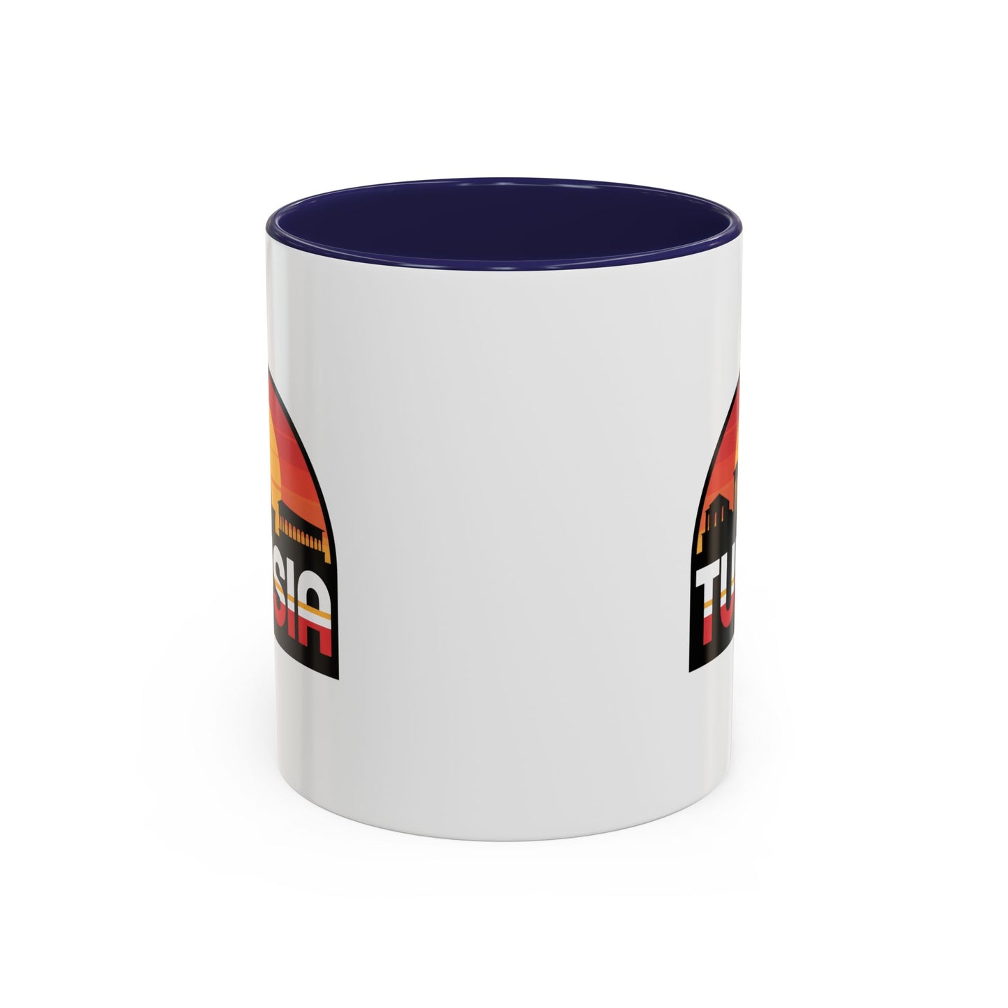 Tunisian Sunset Accent Mug, Coffee Lover Gift, Travel Souvenir, Unique Home Decor, Tea Mug, Vacation Memory