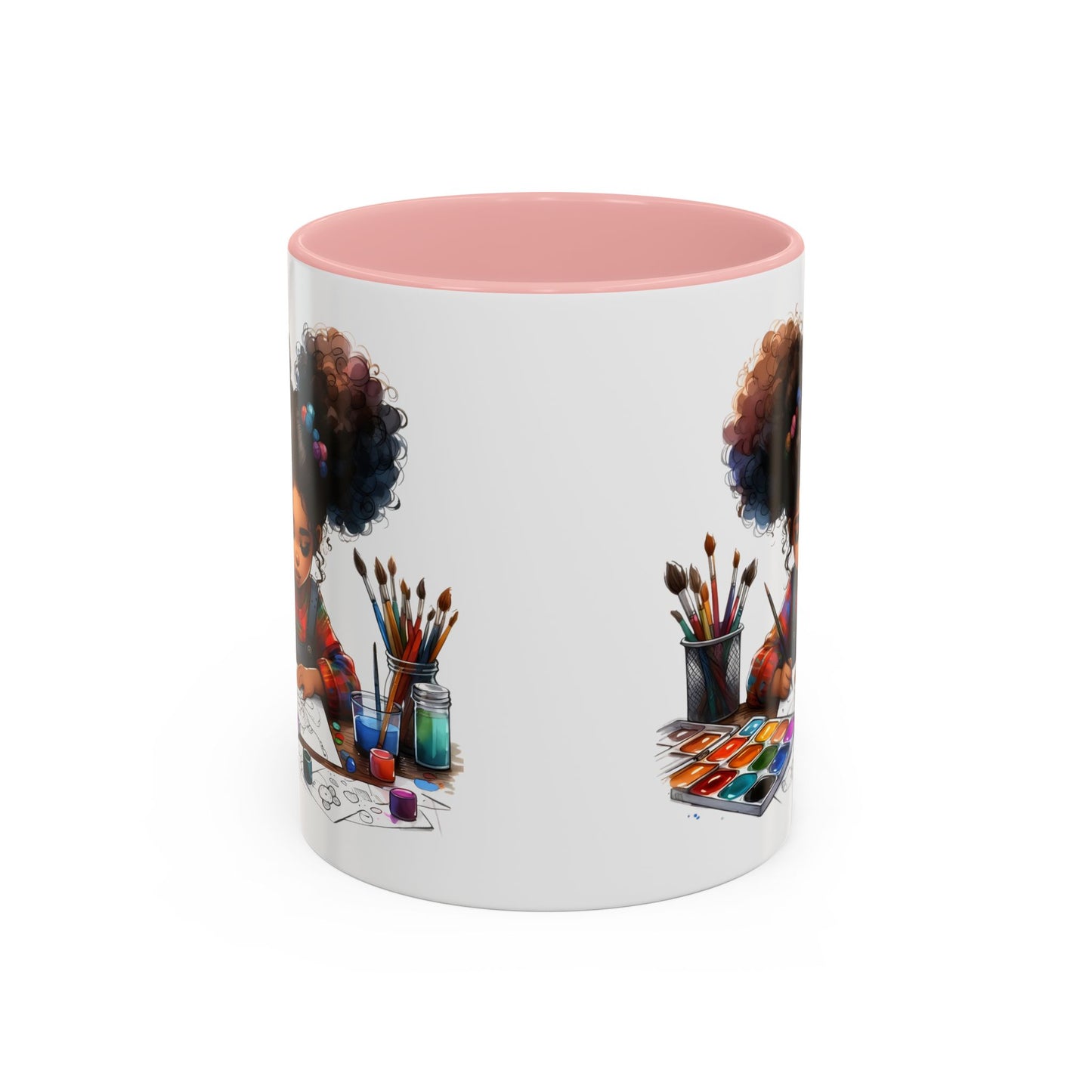 Creative Artist Coffee Mug, Colorful Art Mug, Gift for Artists, Studio Mug, Hot Beverage Cup, Unique Drinkware