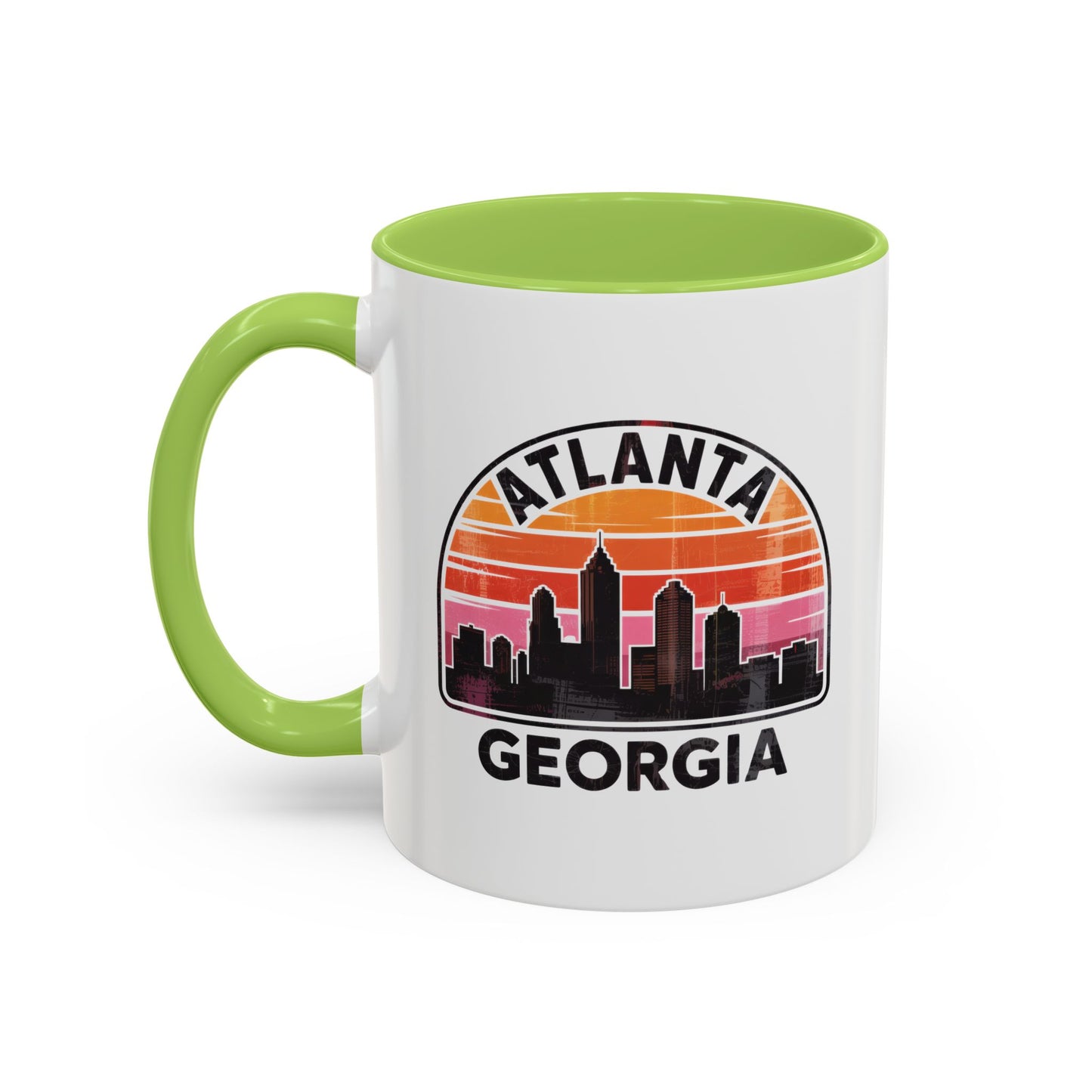 Vibrant Atlanta Coffee Mug - Perfect for Home or Office, Gift for Coffee Lovers, Souvenir for Travelers, Georgia Pride