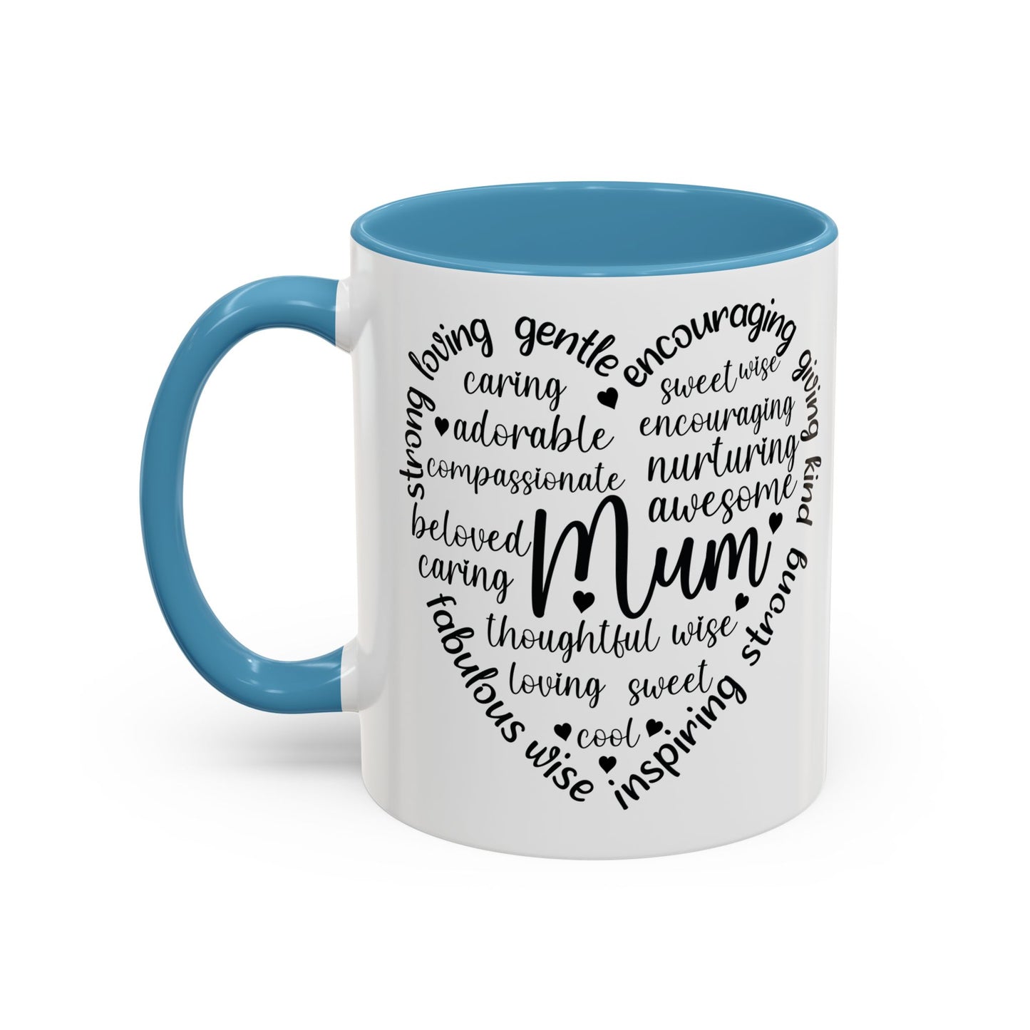 Inspirational Mum Coffee Mug - Perfect Gift for Mother’s Day, Birthdays, or Just Because, Unique Black Accent Mug