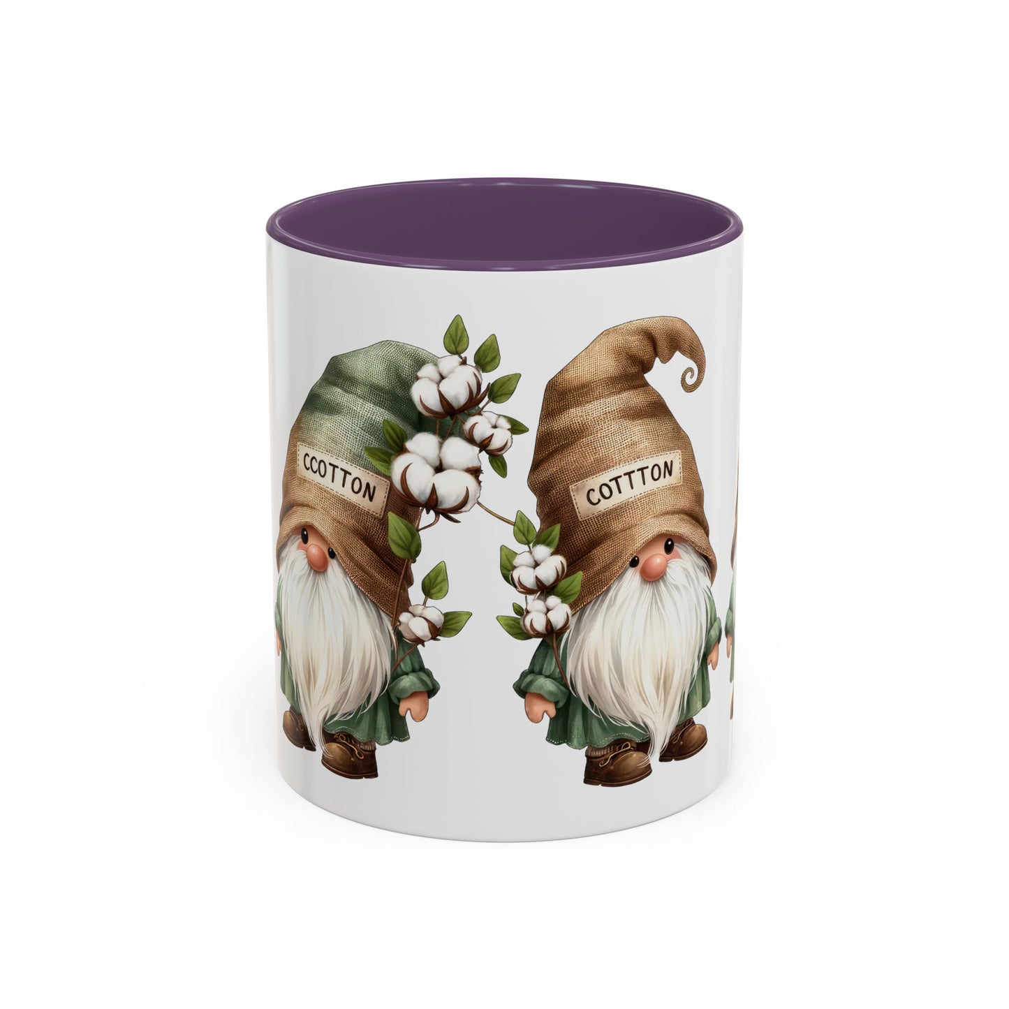 Gnome-Themed Accent Coffee Mug with Floral Design, Perfect for Gifting, Home Decor, Cozy Mornings, Tea Lovers, Housewarming
