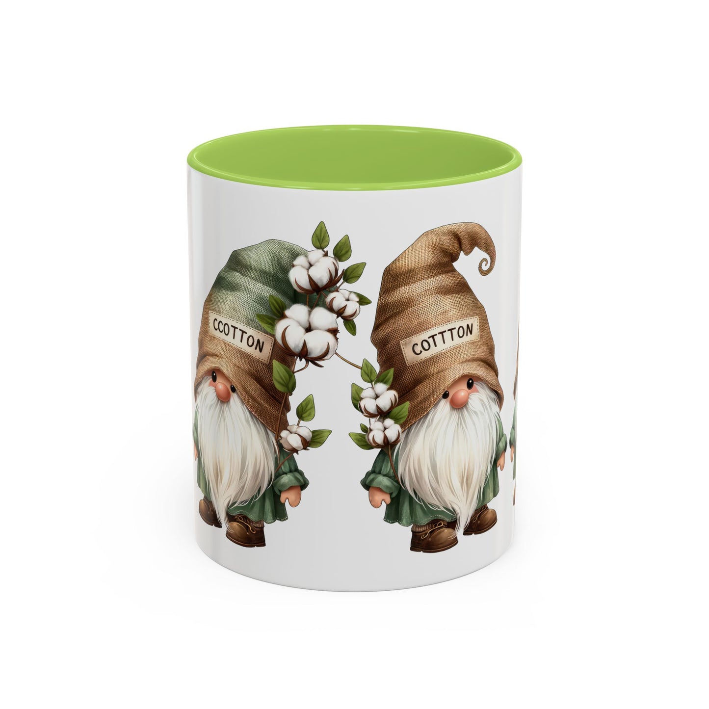 Gnome-Themed Accent Coffee Mug with Floral Design, Perfect for Gifting, Home Decor, Cozy Mornings, Tea Lovers, Housewarming