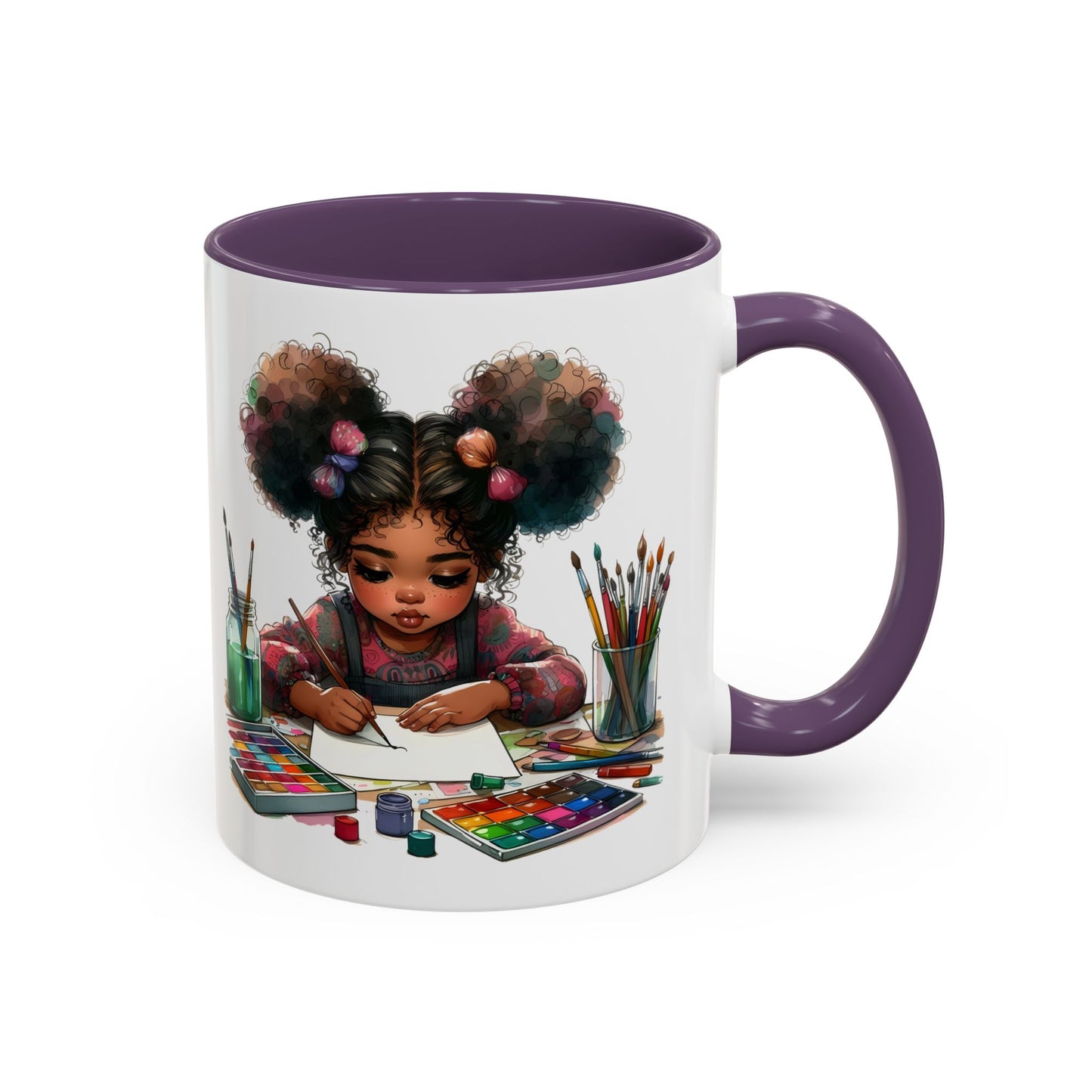 Creative Kids Coffee Mug, Art Mug, Colorful Mug, Cute Kids Mug, Gift for Artists, Unique Drinkware