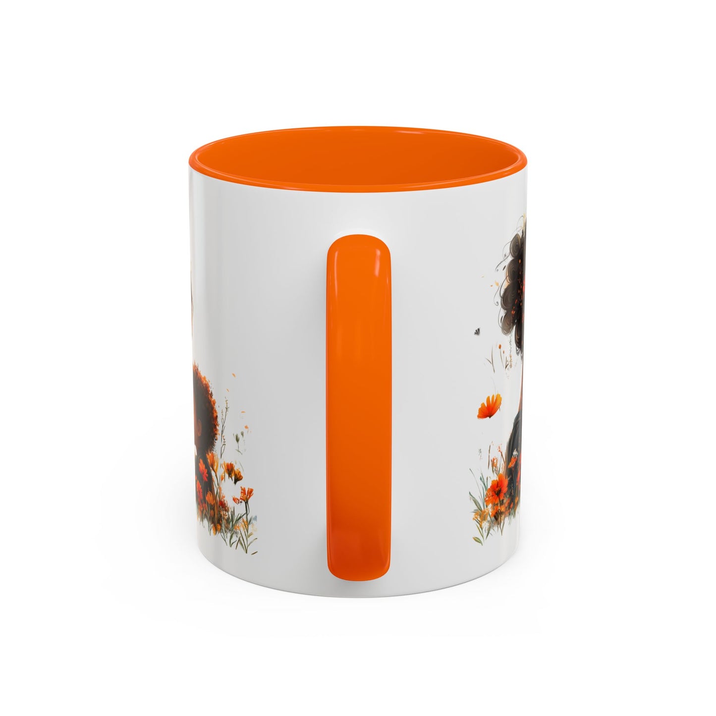 Floral Mom and Child Coffee Mug - Perfect Gift for Mother's Day, Family Moments, Tea Lover, Floral Decor, Kitchenware