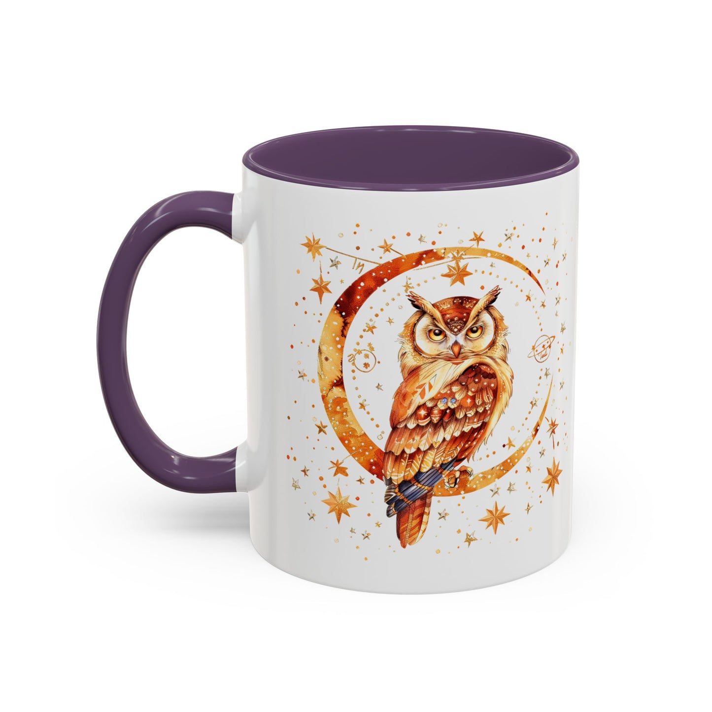 Mystical Owl Coffee Mug - Celestial Decor, Perfect Gift for Owl Lovers, Cozy Vibes, Unique Home Accents, Astrology Tea Cup