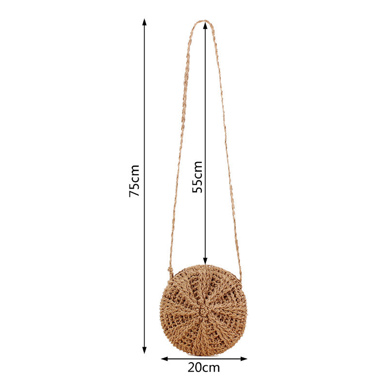 Handmade Shoulder Woven Bag Summer Beach