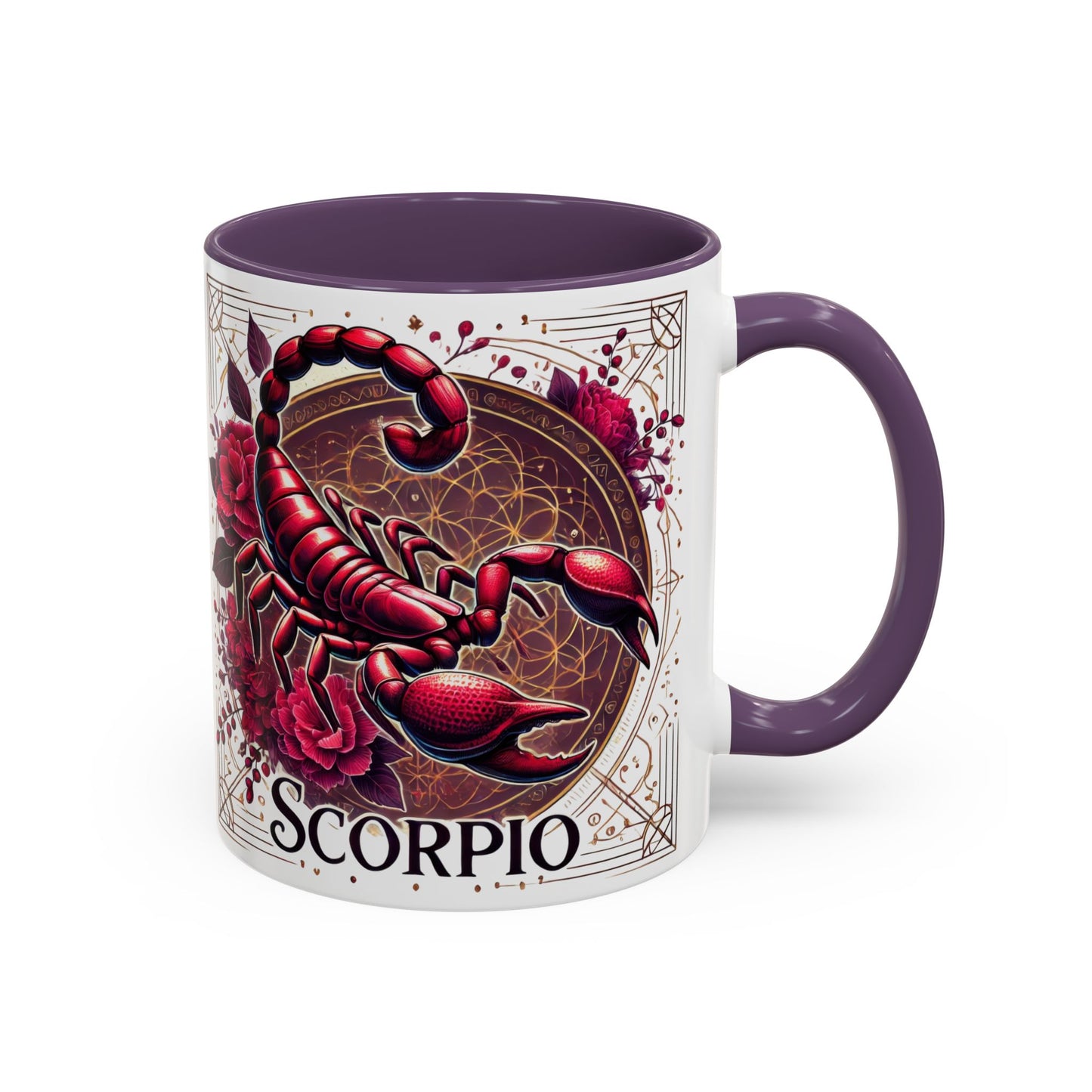 Scorpio Zodiac Accent Coffee Mug - Astrology Gift for Scorpios