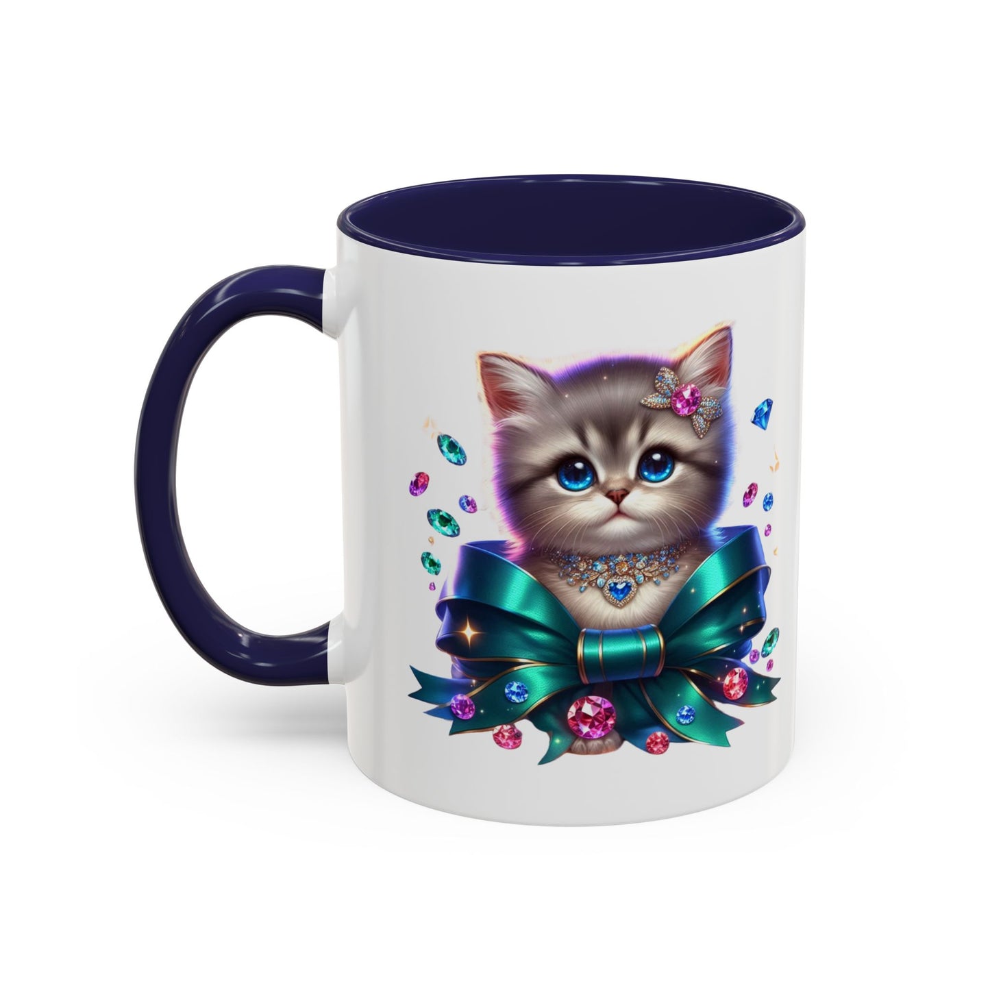 Cute Cat Accent Mug - Perfect Gift for Cat Lovers, Animal Enthusiasts, Birthdays, Housewarmings, Pet Adoption Celebrations