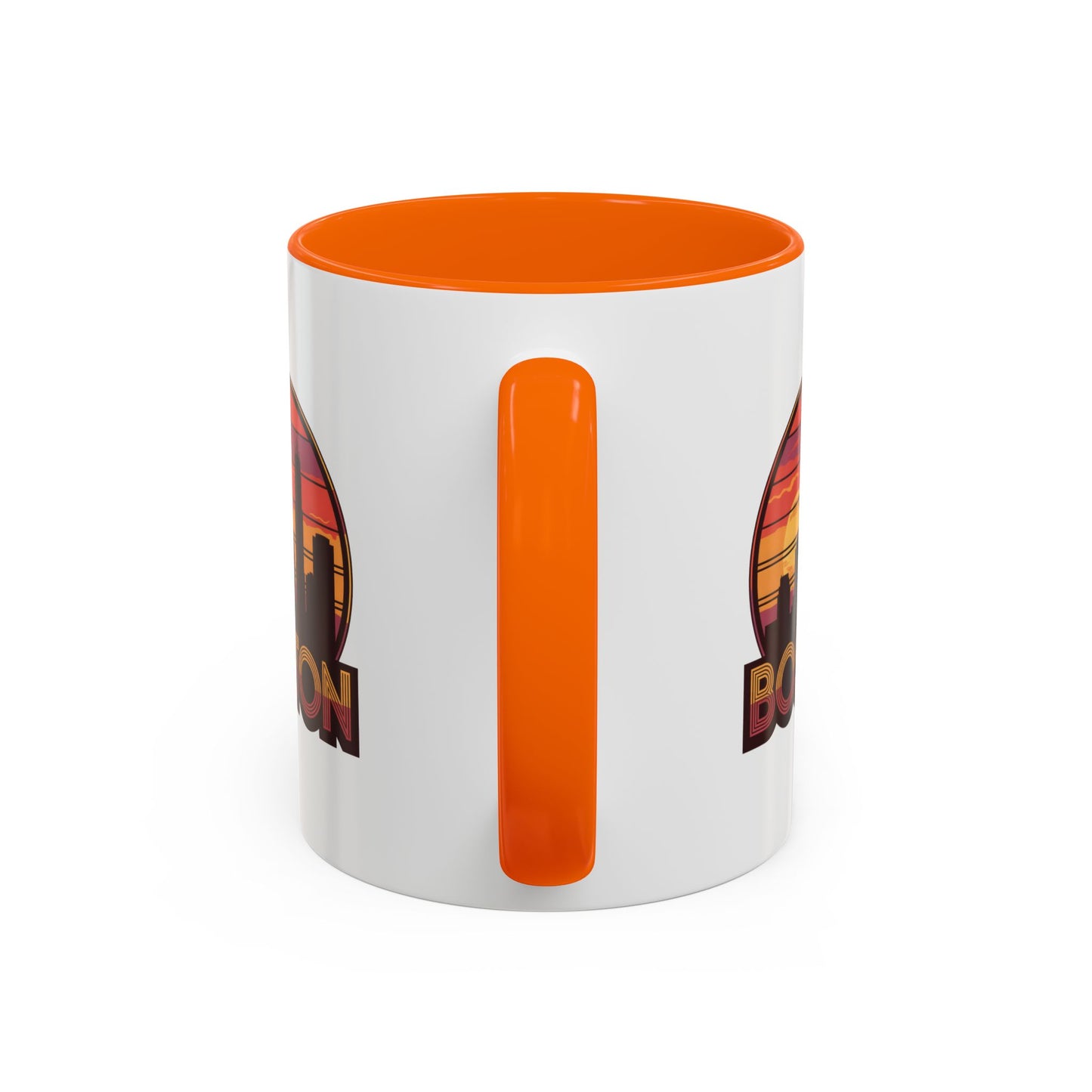 Boston Sunset Accent Coffee Mug, Unique Gift for Boston Lovers, Travel Souvenir, Home Decor, Coffee Lover's Gift, 11oz 15oz Options