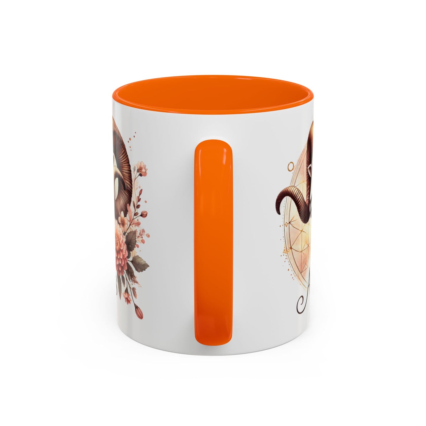 Aries Zodiac Coffee Mug - Astrological Floral Design - Perfect Gift for Astrology Lovers
