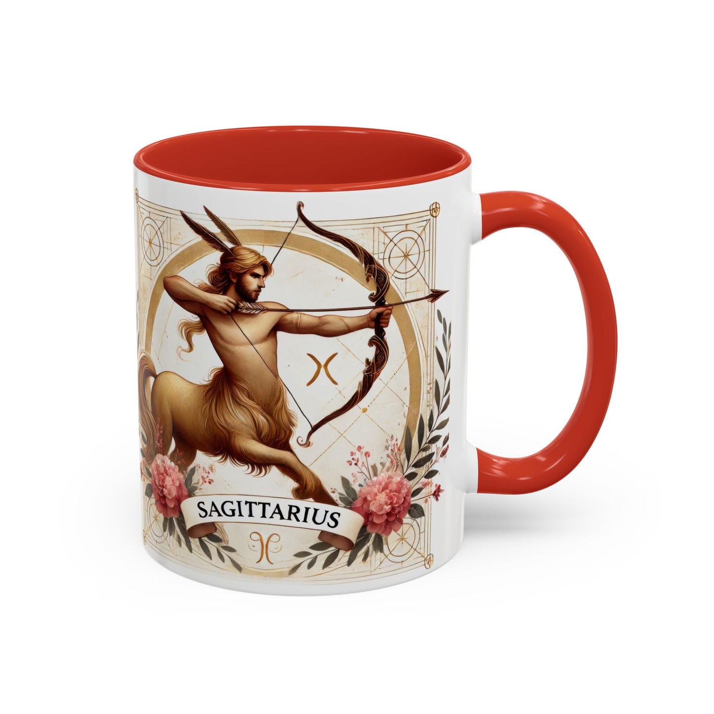 Sagittarius Accent Coffee Mug – 11oz & 15oz – Zodiac Inspired Gift for Astrology Lovers