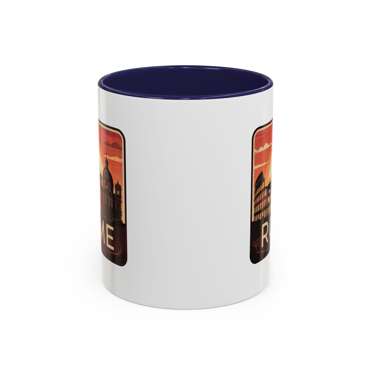 Rome Skyline Accent Coffee Mug, Travel Gift, Coffee Lovers, Home Decor, Unique Souvenir