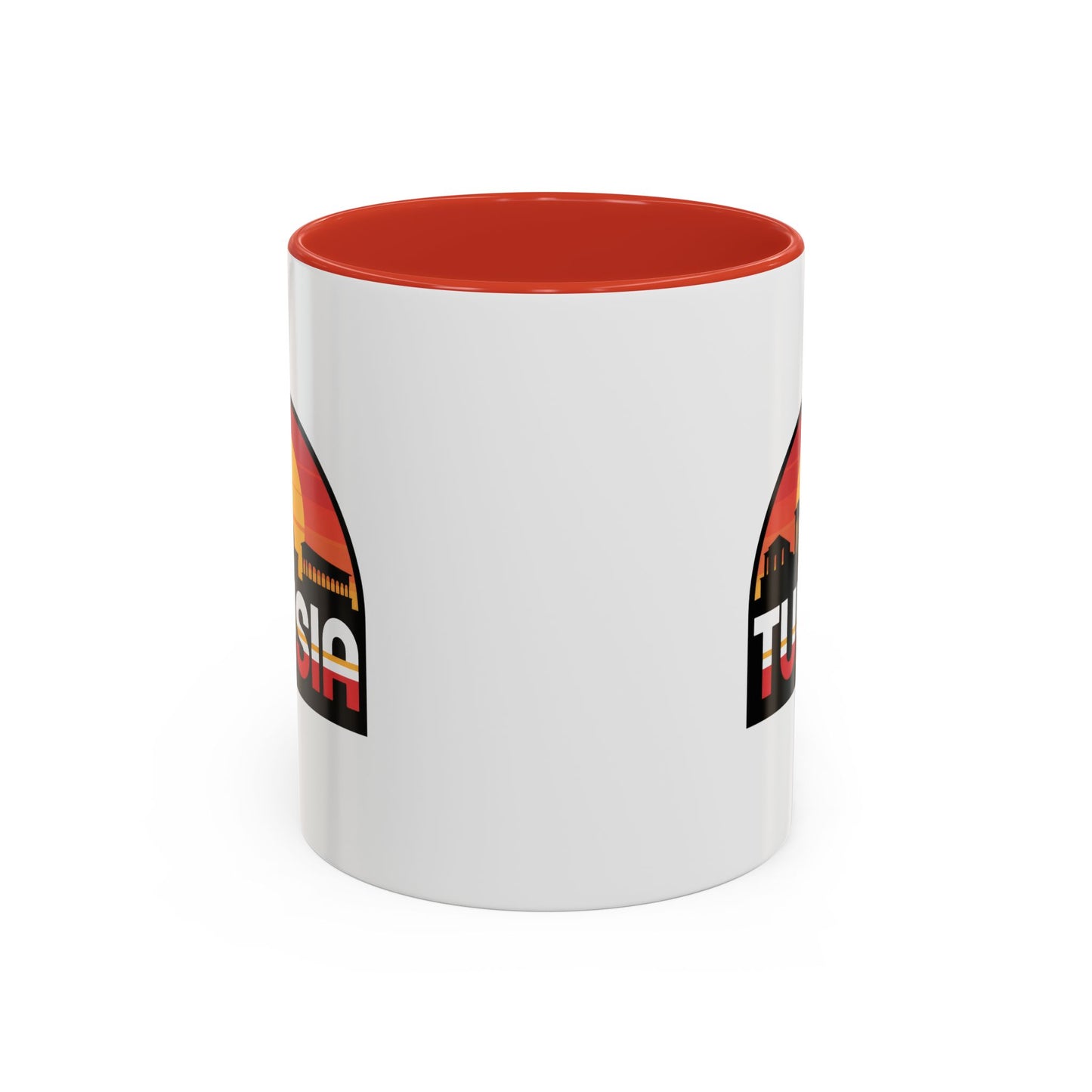 Tunisian Sunset Accent Mug, Coffee Lover Gift, Travel Souvenir, Unique Home Decor, Tea Mug, Vacation Memory