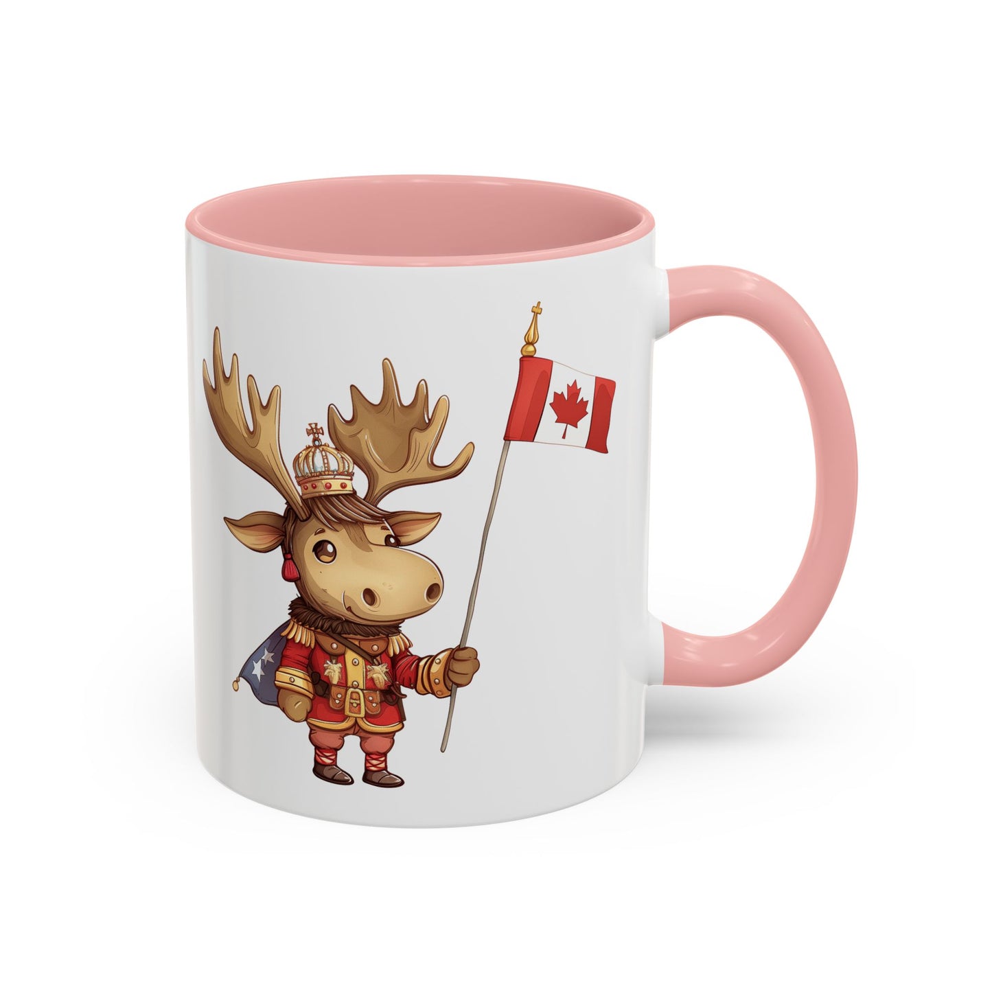 Canada Moose Accent Coffee Mug, Funny Moose Mug, Canadian Gift, Cute Animal Mug, Canada Day Mug, Holiday Coffee Cup