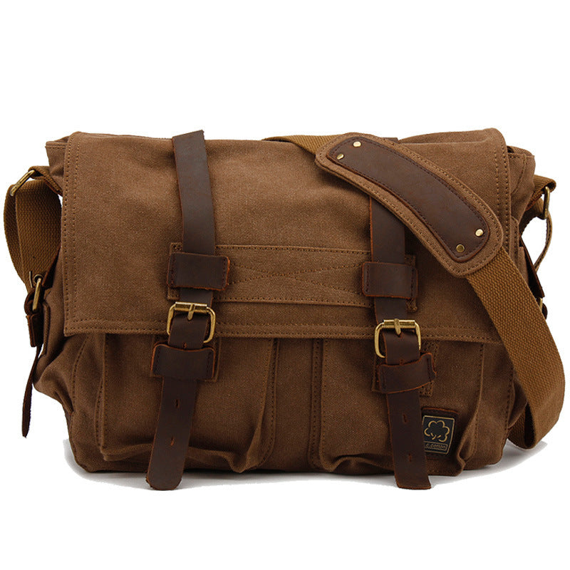Canvas messenger bag