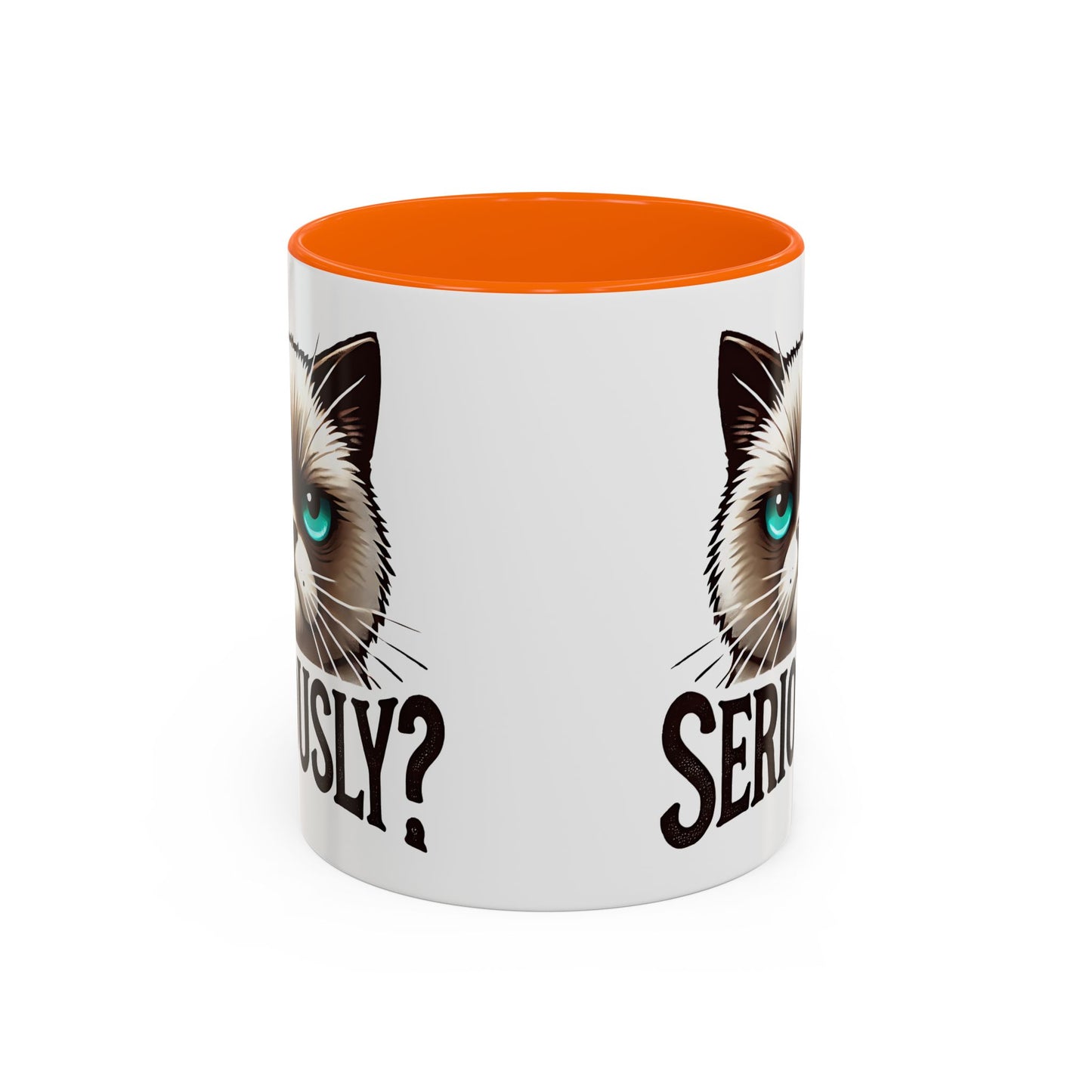 Funny Cat Accent Coffee Mug | Gift for Cat Lovers | Unique Ceramic Mug | Quirky Kitchen Decor | Humor Mug | Cat Person Gift