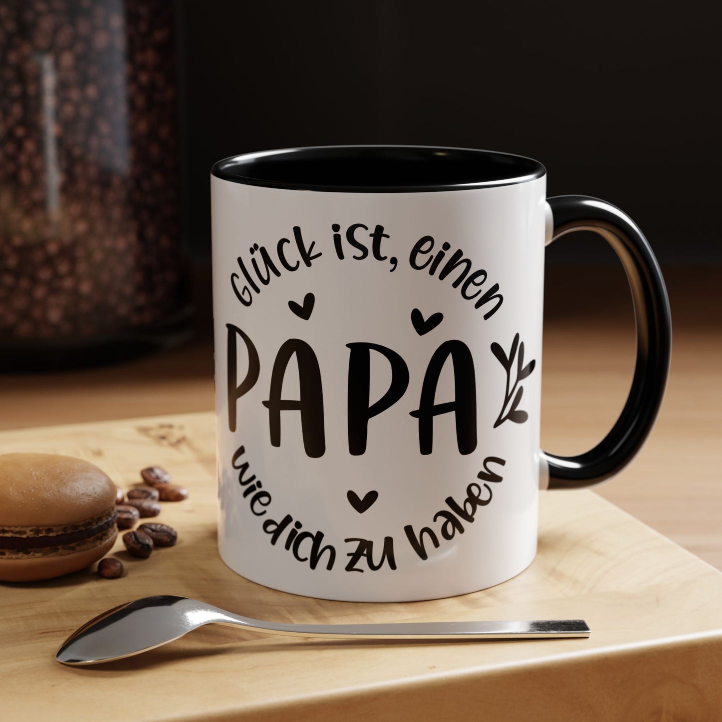 Father's Day Accent Coffee Mug - Perfect Gift for Dad, Funny Coffee Cup, Customizable Mug, Gifts for Papa, Unique Kitchenware