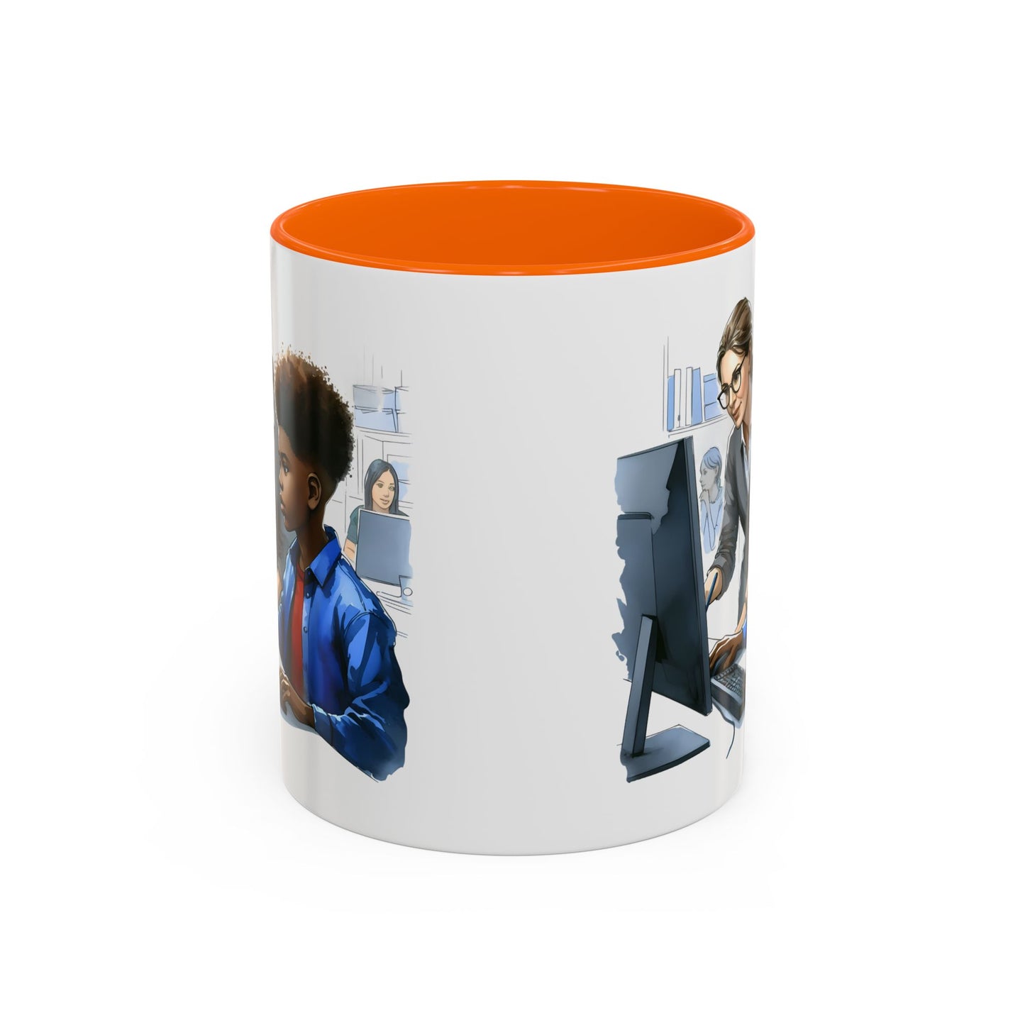 Empowering Desk Coffee Mug with Inspirational Design, Work Mug, Office Decor, Motivational Gift, Teacher Appreciation