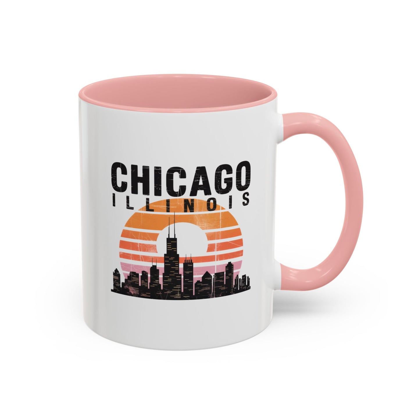 Chicago Skyline Accent Coffee Mug | Perfect Gift for Coffee Lovers, City Souvenir, Home Décor, Travel Memento, Chicago Enthusiasts