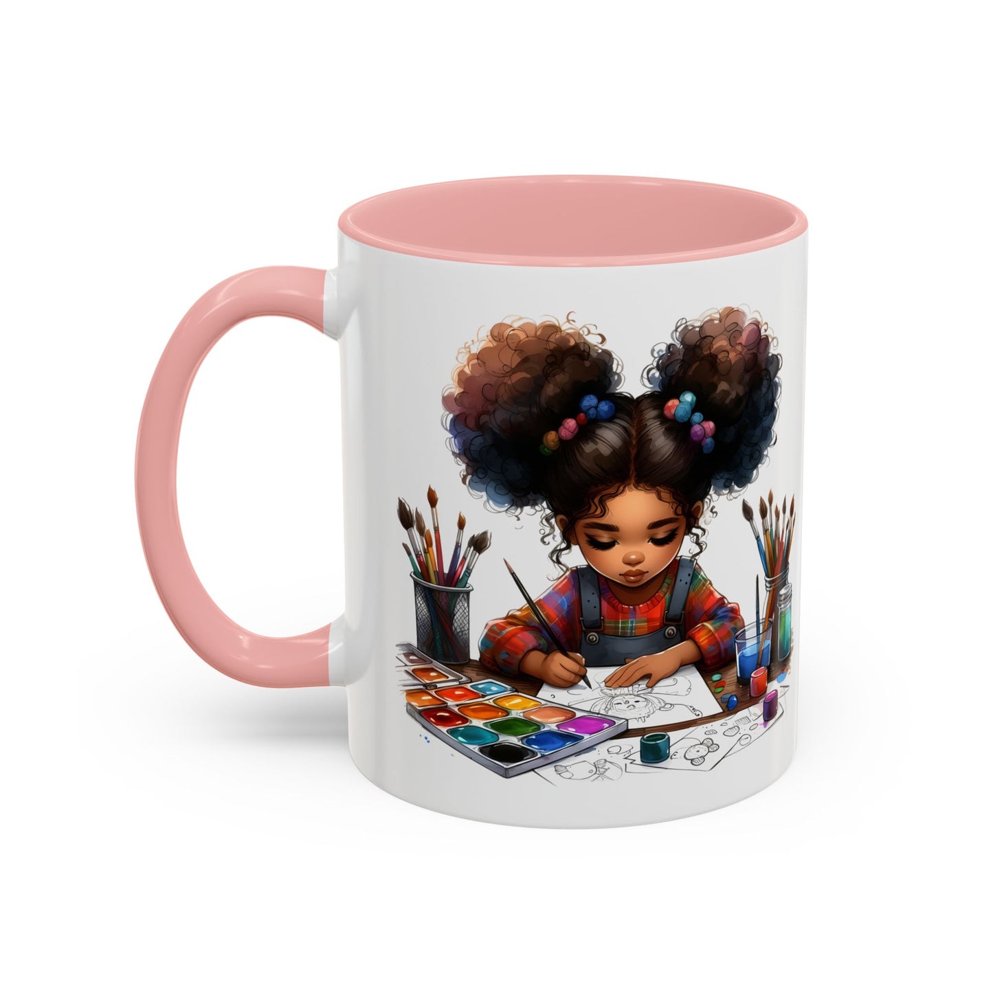 Creative Artist Coffee Mug, Colorful Art Mug, Gift for Artists, Studio Mug, Hot Beverage Cup, Unique Drinkware