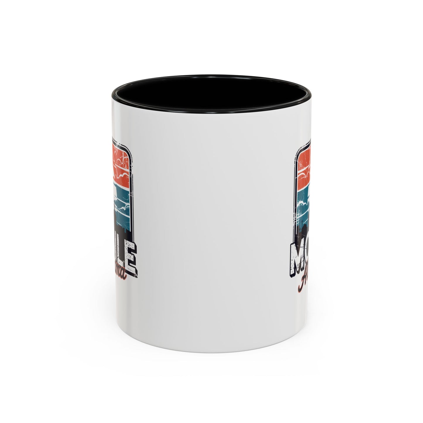 Mobile Alabama Sunset Accent Coffee Mug – Perfect Gift for Travelers, Coffee Lovers, Souvenir, Home Decor, Unique Mug