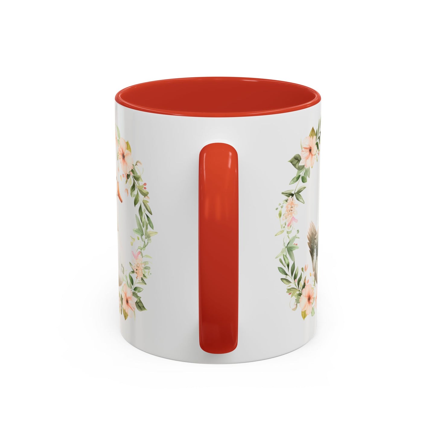 Floral Goose Accent Coffee Mug | Nature Lover Gift, Home Decor, Coffee Lover, Office Mug, Mother's Day Gift