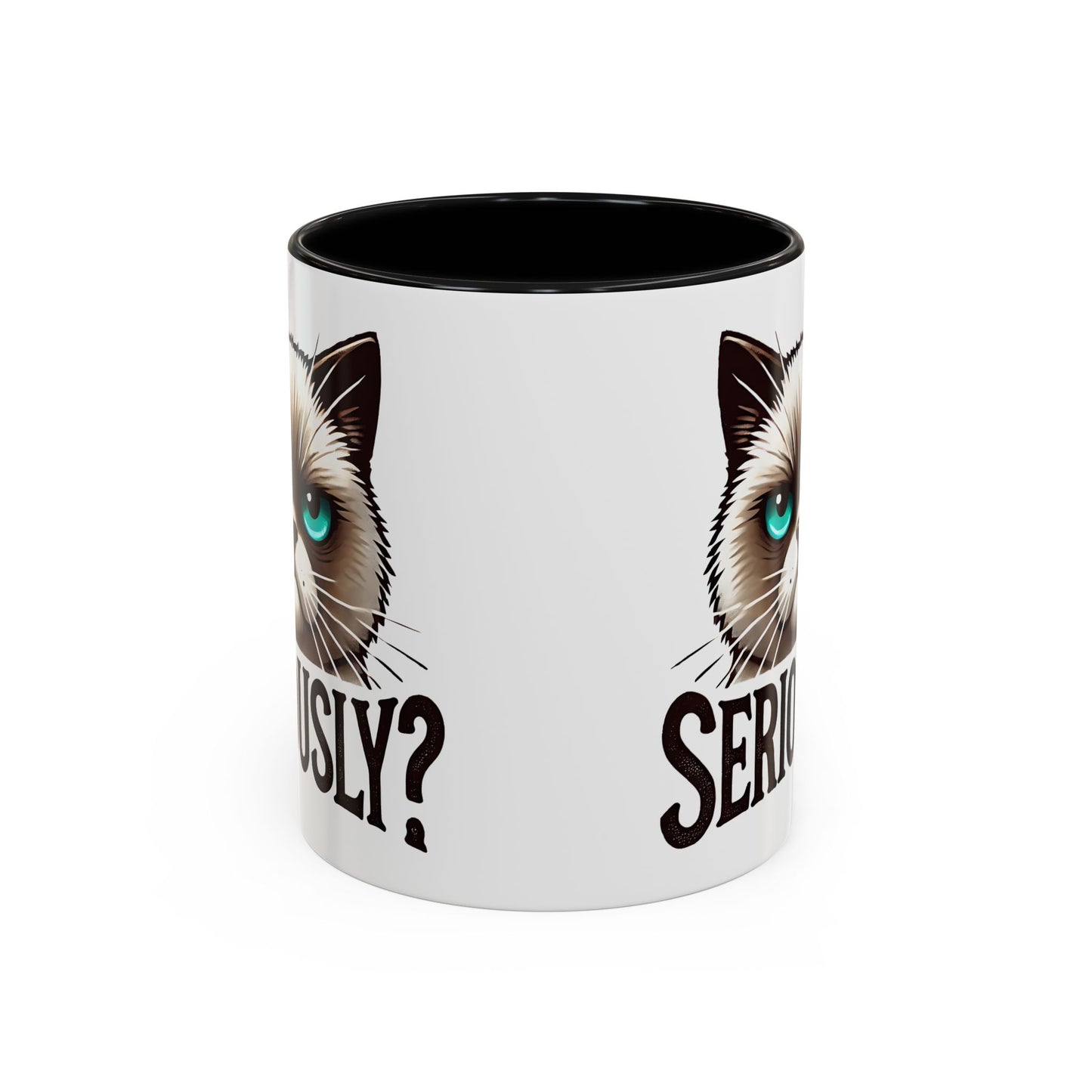 Funny Cat Accent Coffee Mug | Gift for Cat Lovers | Unique Ceramic Mug | Quirky Kitchen Decor | Humor Mug | Cat Person Gift