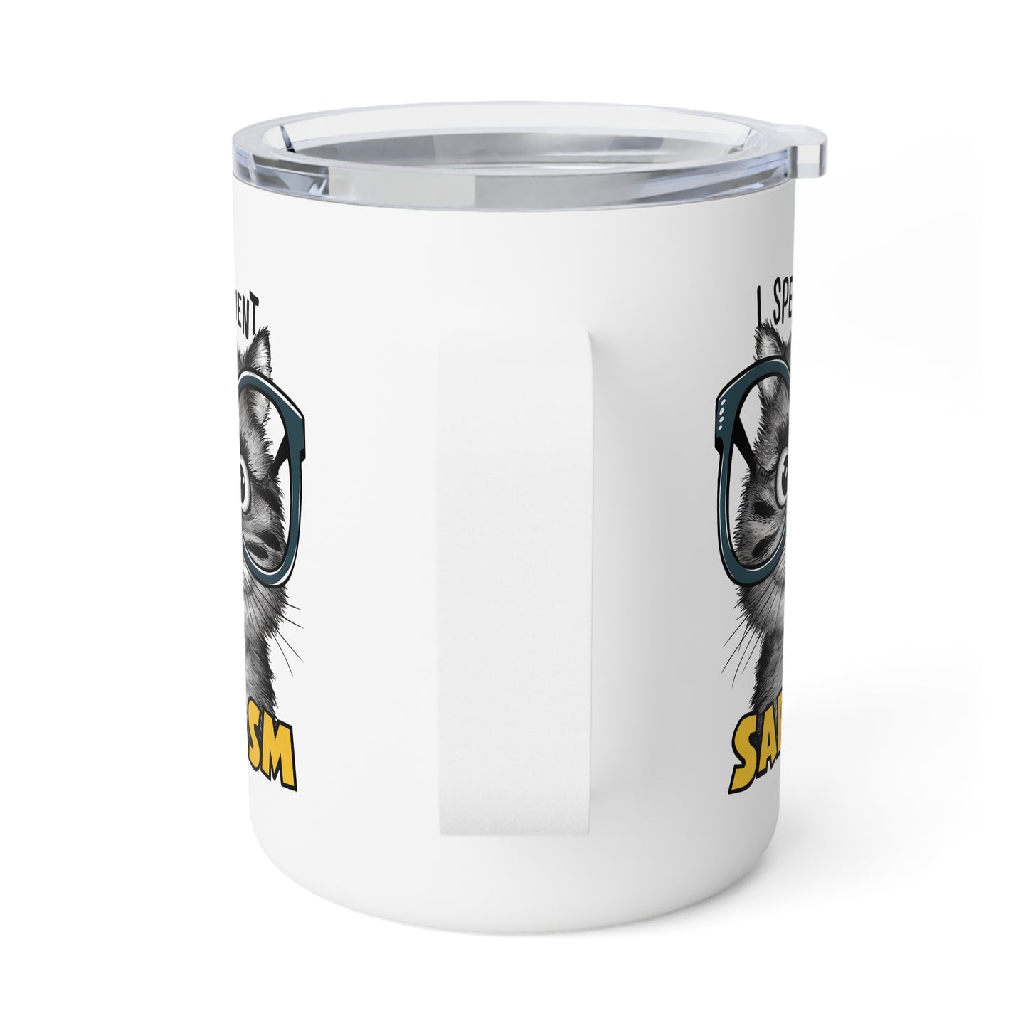 Funny Insulated Coffee Mug, 10oz with Raccoon Design | Great Gift for Animal Lovers & Coffee Enthusiasts, Perfect for Birthdays, [...]