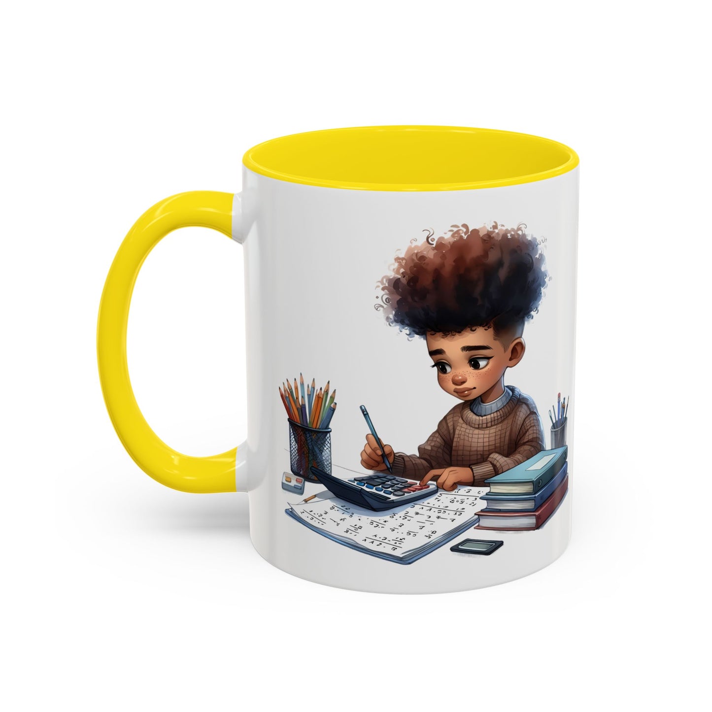 Charming Study Buddy Coffee Mug, Cute Gift for Students, Writers, Back to School, Personalized Teacher Gift, Unique Desk Decor