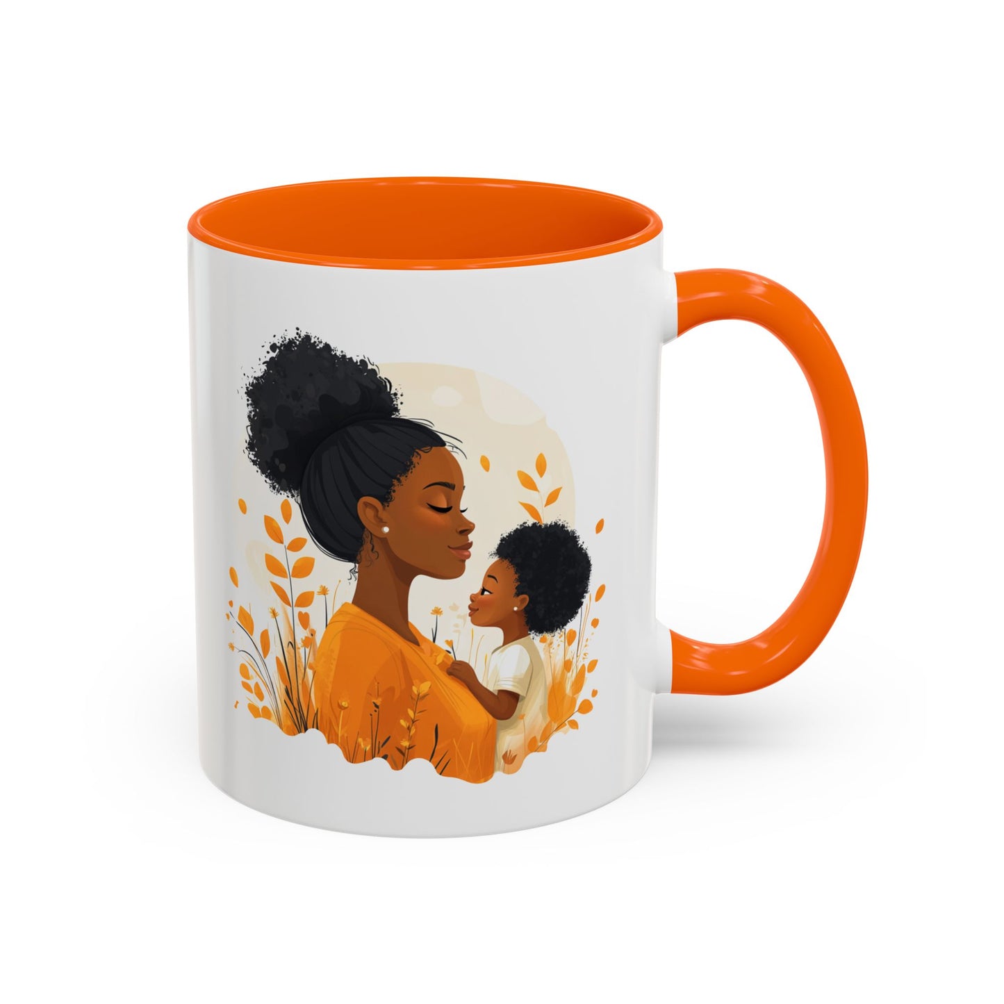 Warm Embrace Accent Coffee Mug | Perfect Gift for Mother's Day, Cozy Drinkware for Moms, Tea Lovers, Family Moments