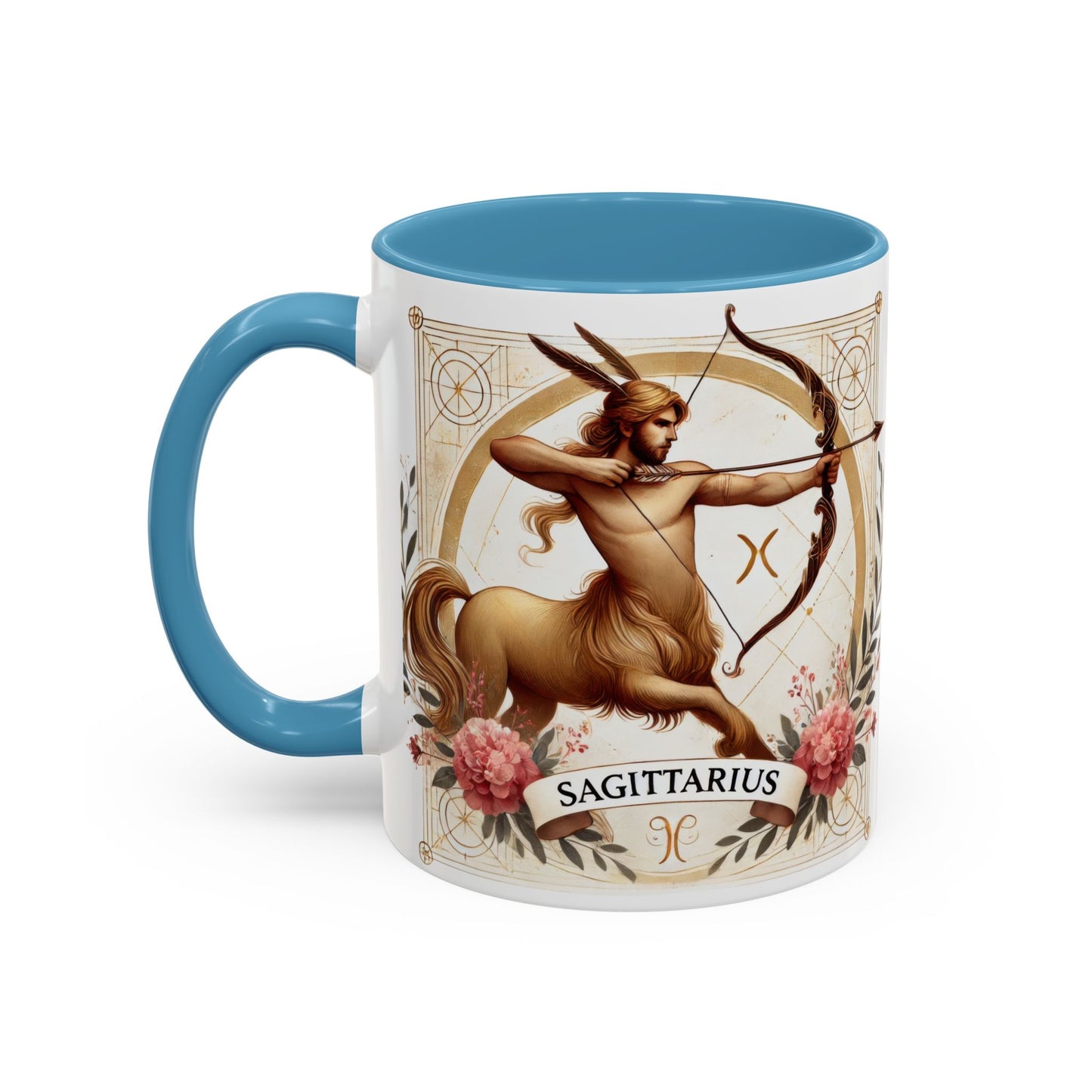Sagittarius Accent Coffee Mug – 11oz & 15oz – Zodiac Inspired Gift for Astrology Lovers