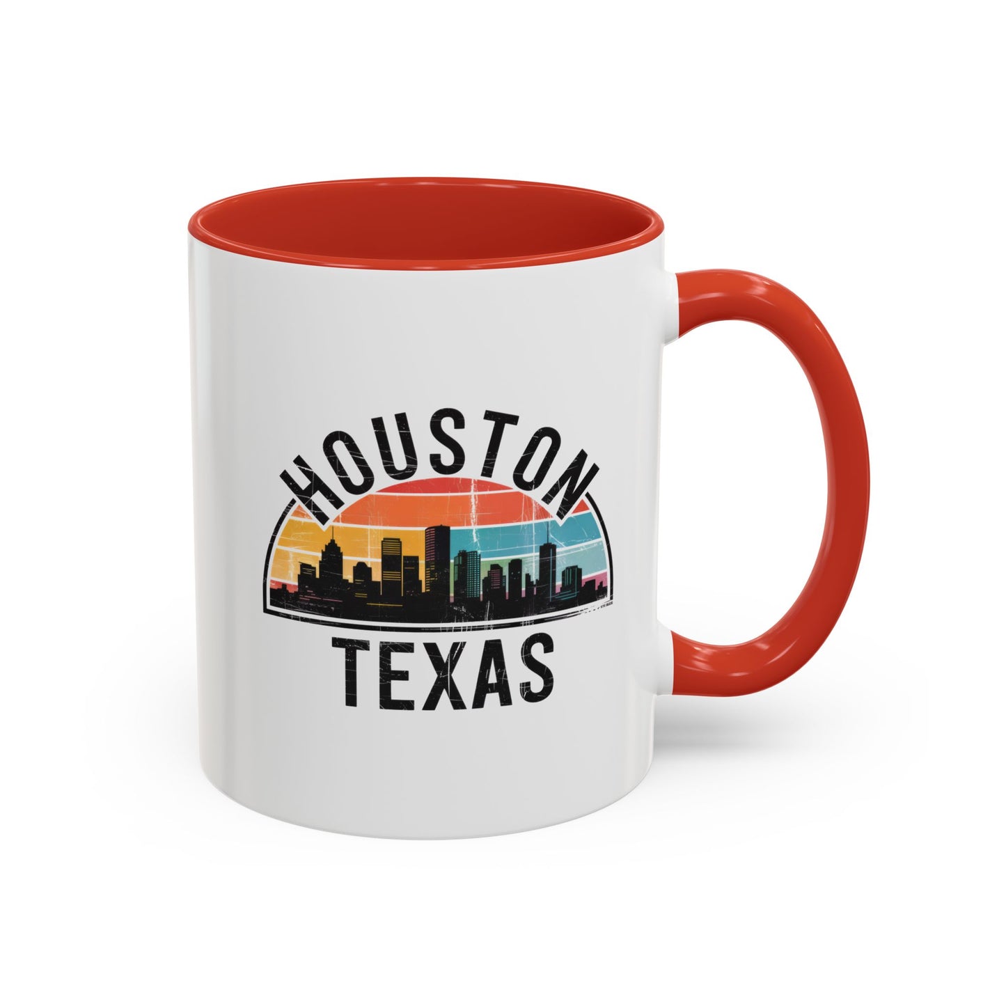 Houston Texas Accent Coffee Mug - Perfect for Souvenir Lovers, Gift for Texas Proud, Travel Mugs, Cityscape Kitchen Decor, Coffee Lovers