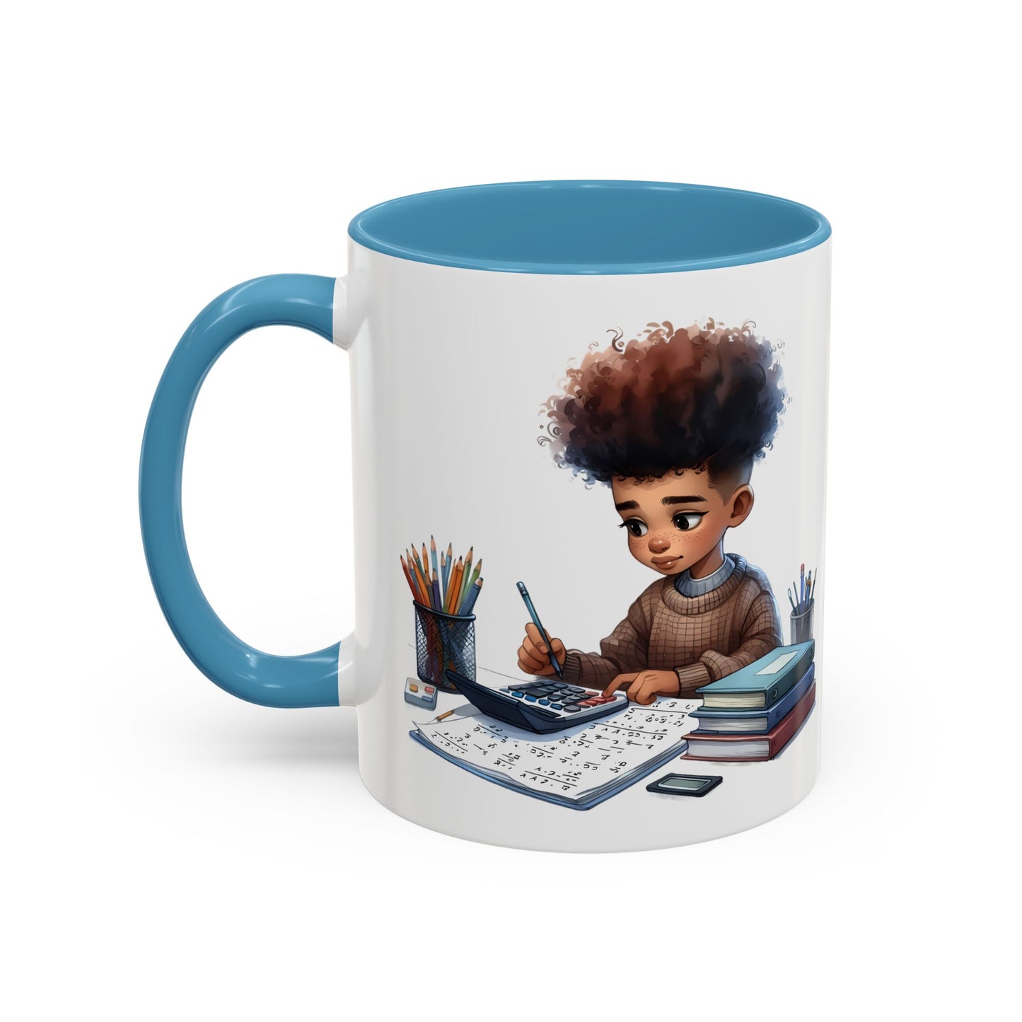Charming Study Buddy Coffee Mug, Cute Gift for Students, Writers, Back to School, Personalized Teacher Gift, Unique Desk Decor