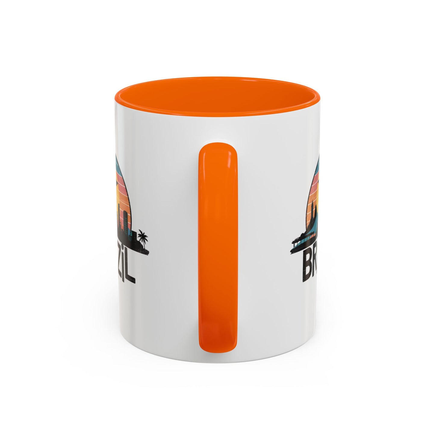 Brazilian Vibe Coffee Mug, Accent Mug for Travel Lovers, Gift for Brazil Enthusiasts, Souvenir Coffee Cup, Beach Theme Mug