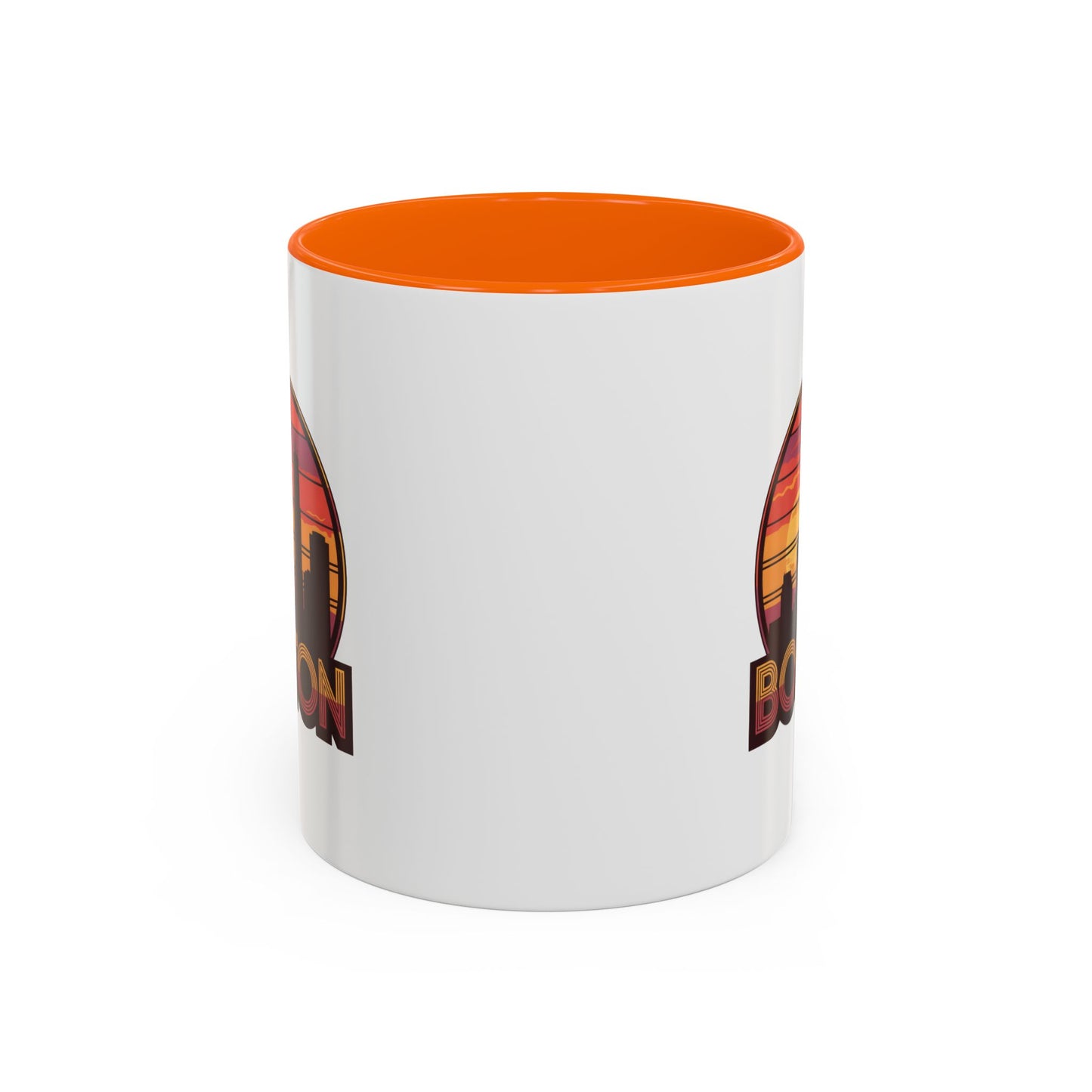 Boston Sunset Accent Coffee Mug, Unique Gift for Boston Lovers, Travel Souvenir, Home Decor, Coffee Lover's Gift, 11oz 15oz Options