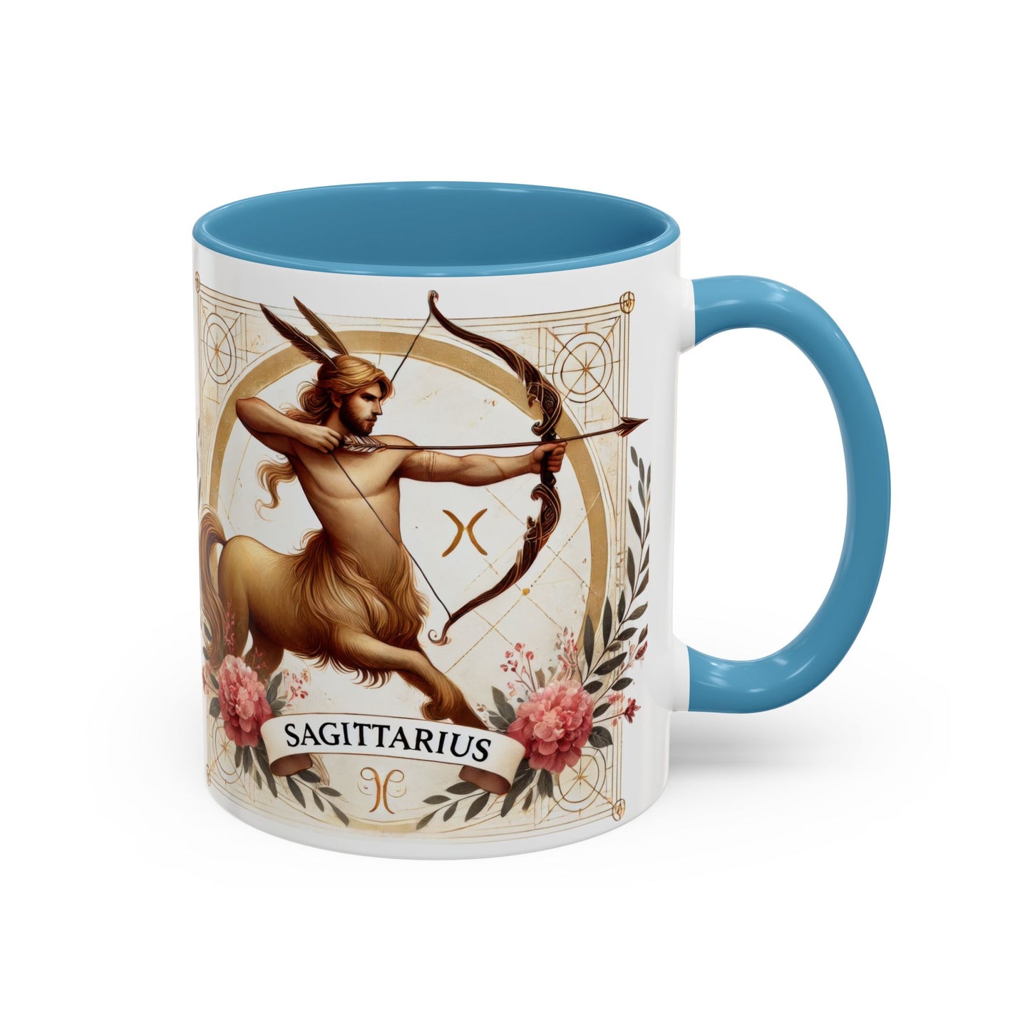 Sagittarius Accent Coffee Mug – 11oz & 15oz – Zodiac Inspired Gift for Astrology Lovers