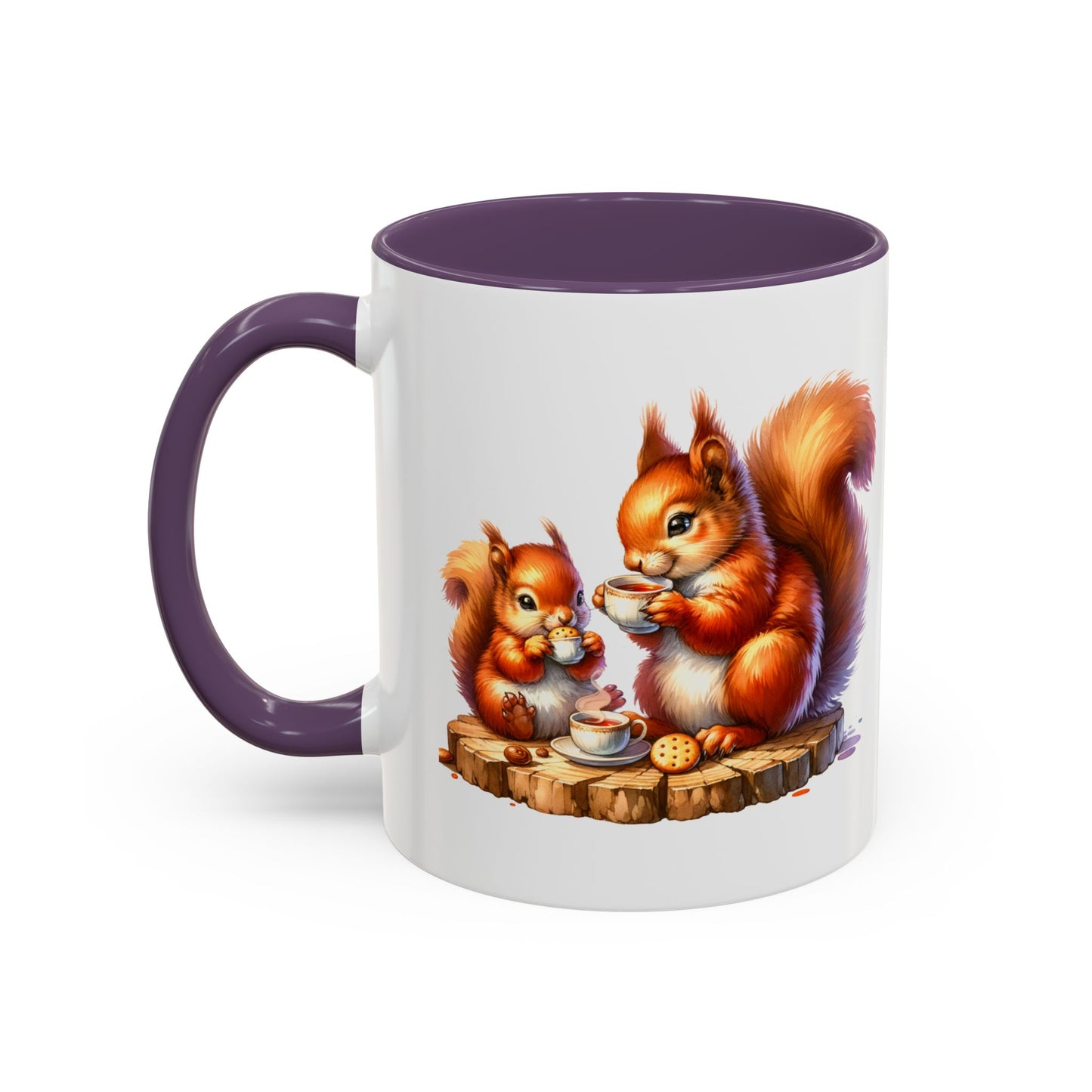 Whimsical Squirrel Coffee Mug - Perfect Gift for Animal Lovers, Cute Kitchen Decor, Hot Beverage Lover's Cup, Cozy Vibe Mugs