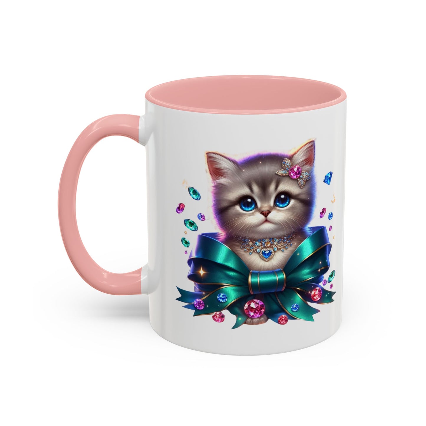 Cute Cat Accent Mug - Perfect Gift for Cat Lovers, Animal Enthusiasts, Birthdays, Housewarmings, Pet Adoption Celebrations