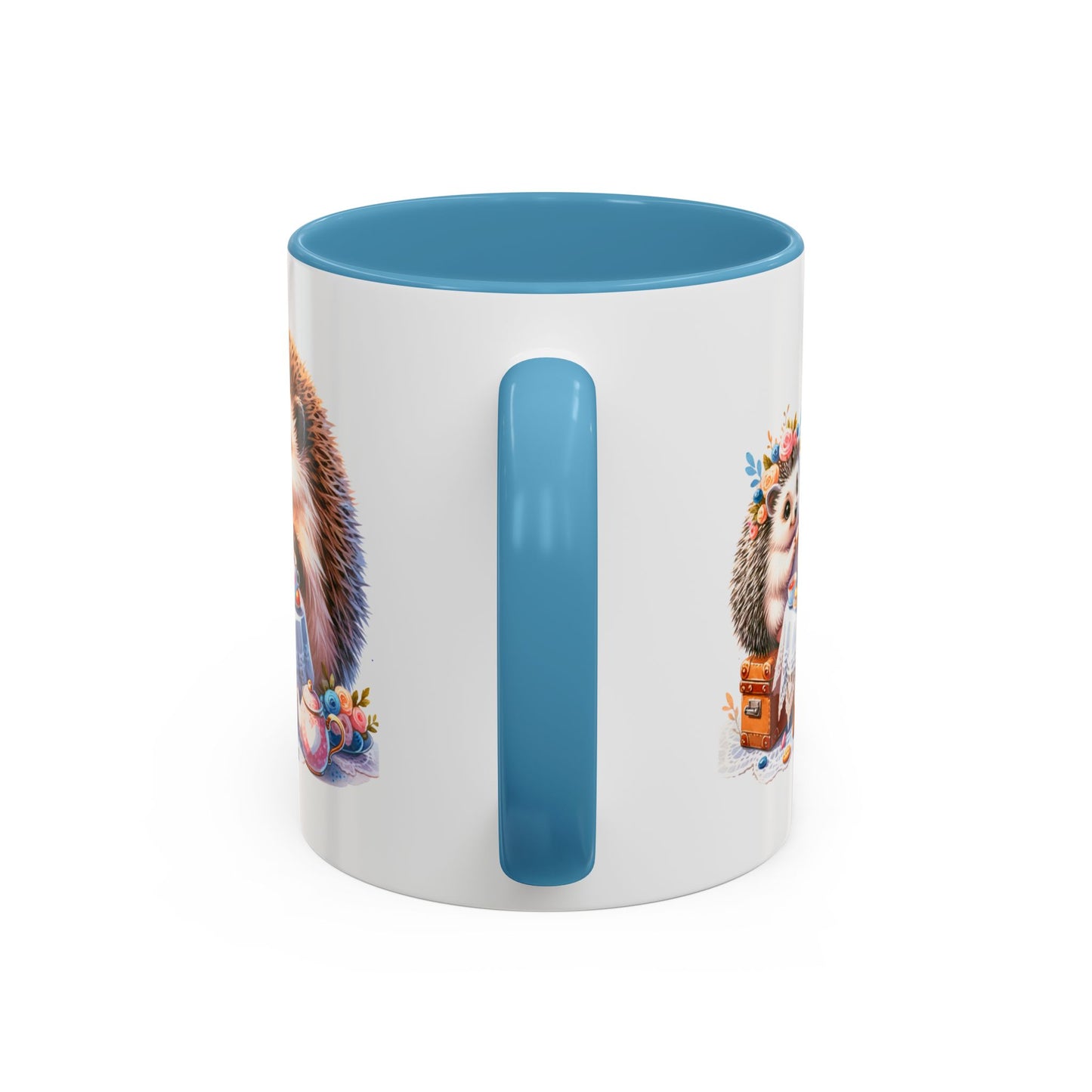 Adorable Hedgehog Accent Coffee Mug - Cute Animal Lover Gift, Nature Coffee Cup, Home & Kitchen Decor, Perfect for Friends & Family