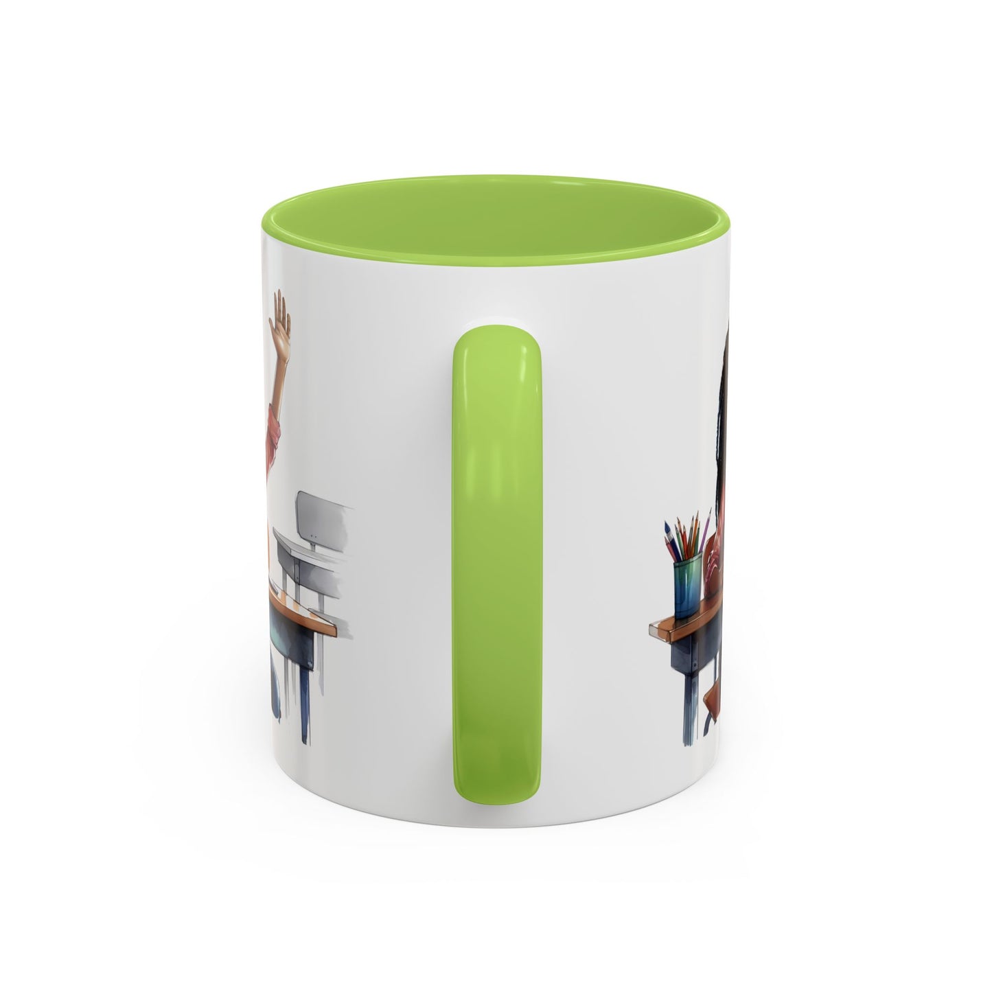 Cheerful Kids' Coffee Mug, Classroom Theme, Back to School Gift, Teacher Appreciation, Personalized Drinkware, Cute Art for Kids