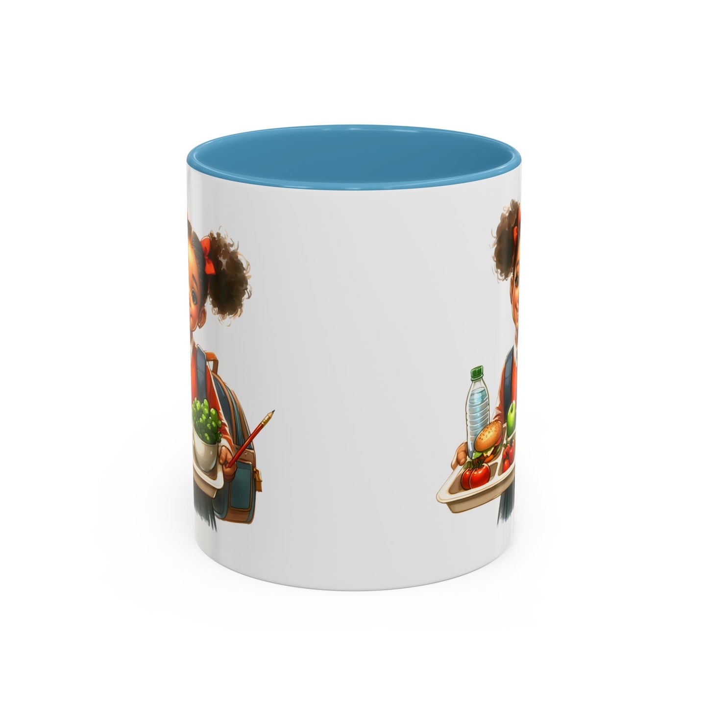 Happy Kids Accent Coffee Mug - Fun Drinkware for Home, School, Nursery, Gifts, Birthday, Holidays, Cute Design